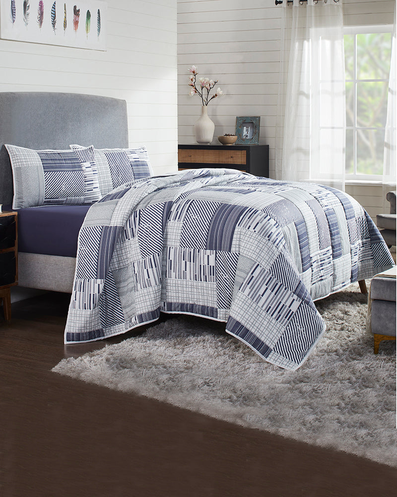 Super Soft Premium Cotton King Size Flat Bedsheet with 2 Pillow Covers and same Color Double Bed Comfort (Set of 4 Pieces) Pano