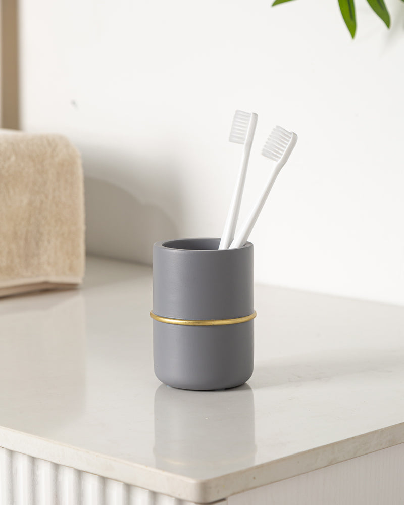 Luxurious Polyresin Bath Set Grey, The best Gifting Choice Pano