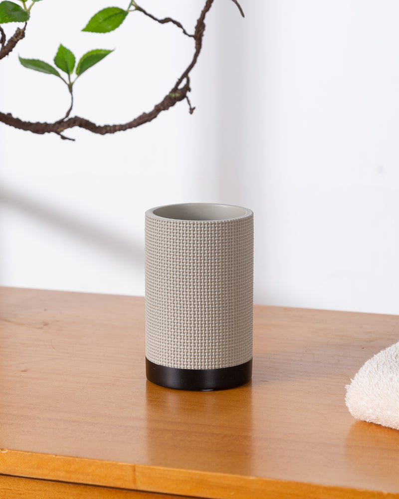 Exclusive Polyresin Bath Decor Bathroom Accessory Set of 4 Pano