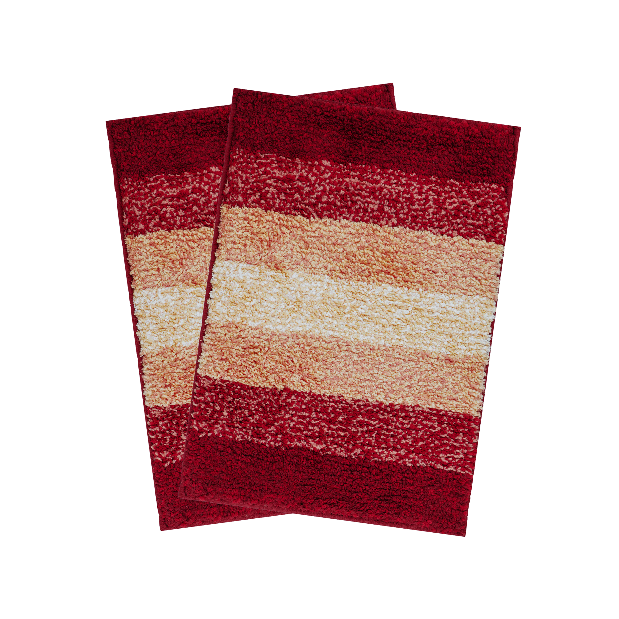 Textured Anti Skid Red Bathmat