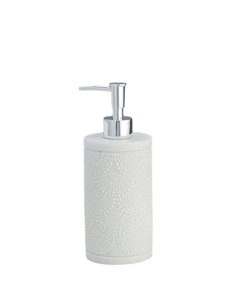 Exclusive Polyresin Soap Dispenser for Handwash for Bathroom Snow White - Pano
