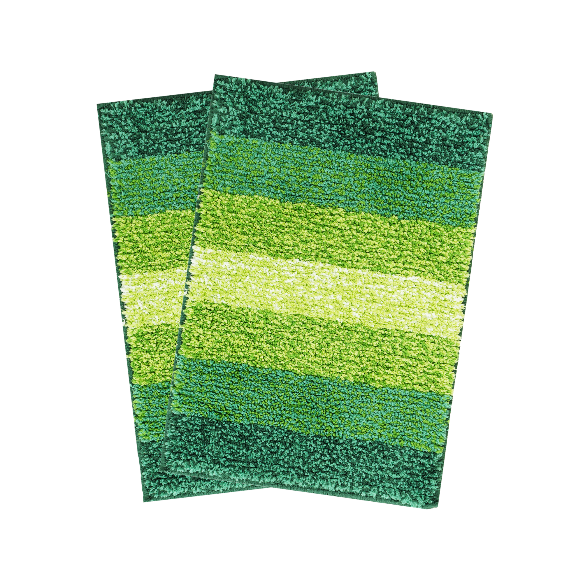 Textured Anti Skid Green Bathmat