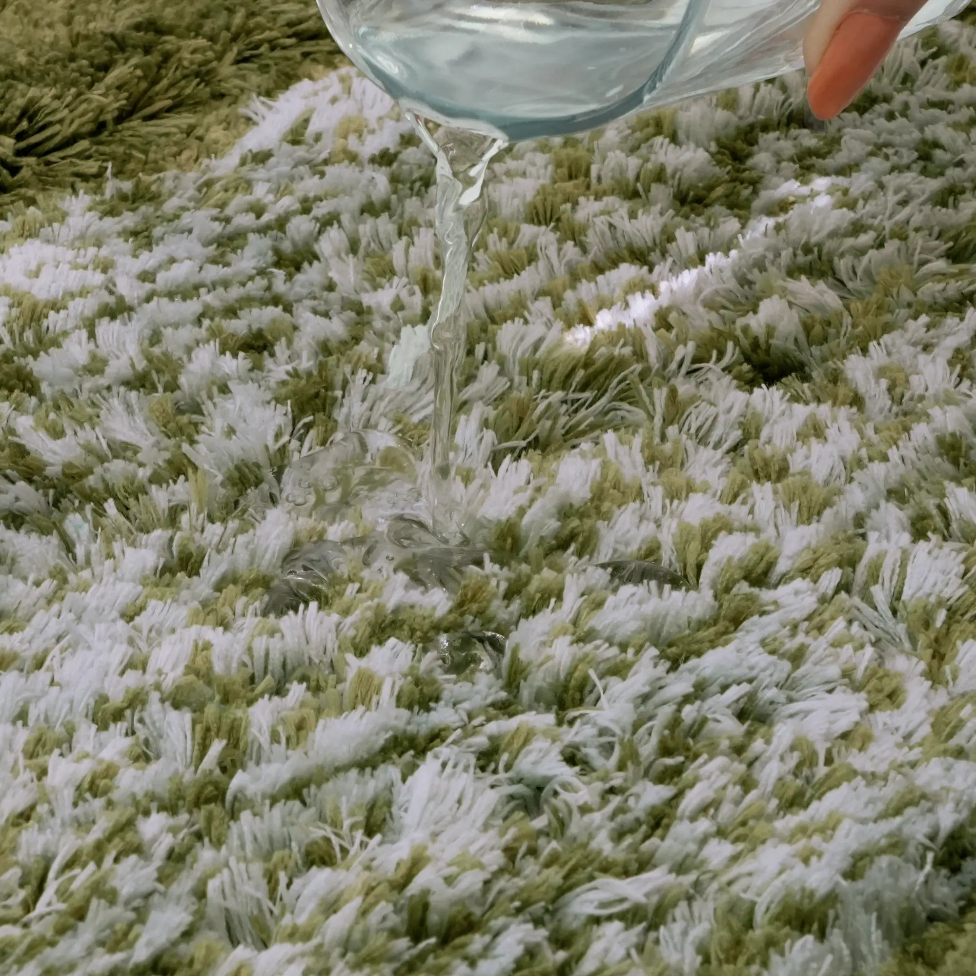 Bold Frame Microfiber Anti Skid Sage Bathmat