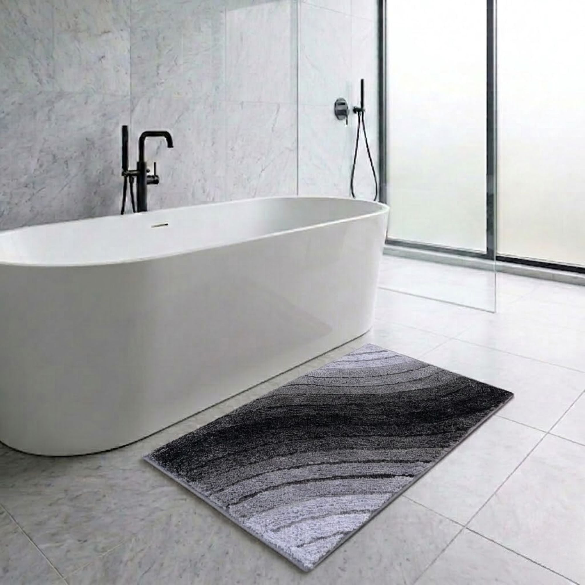 Lehar Anti Skid Super Absorbent Bathmat - Pano