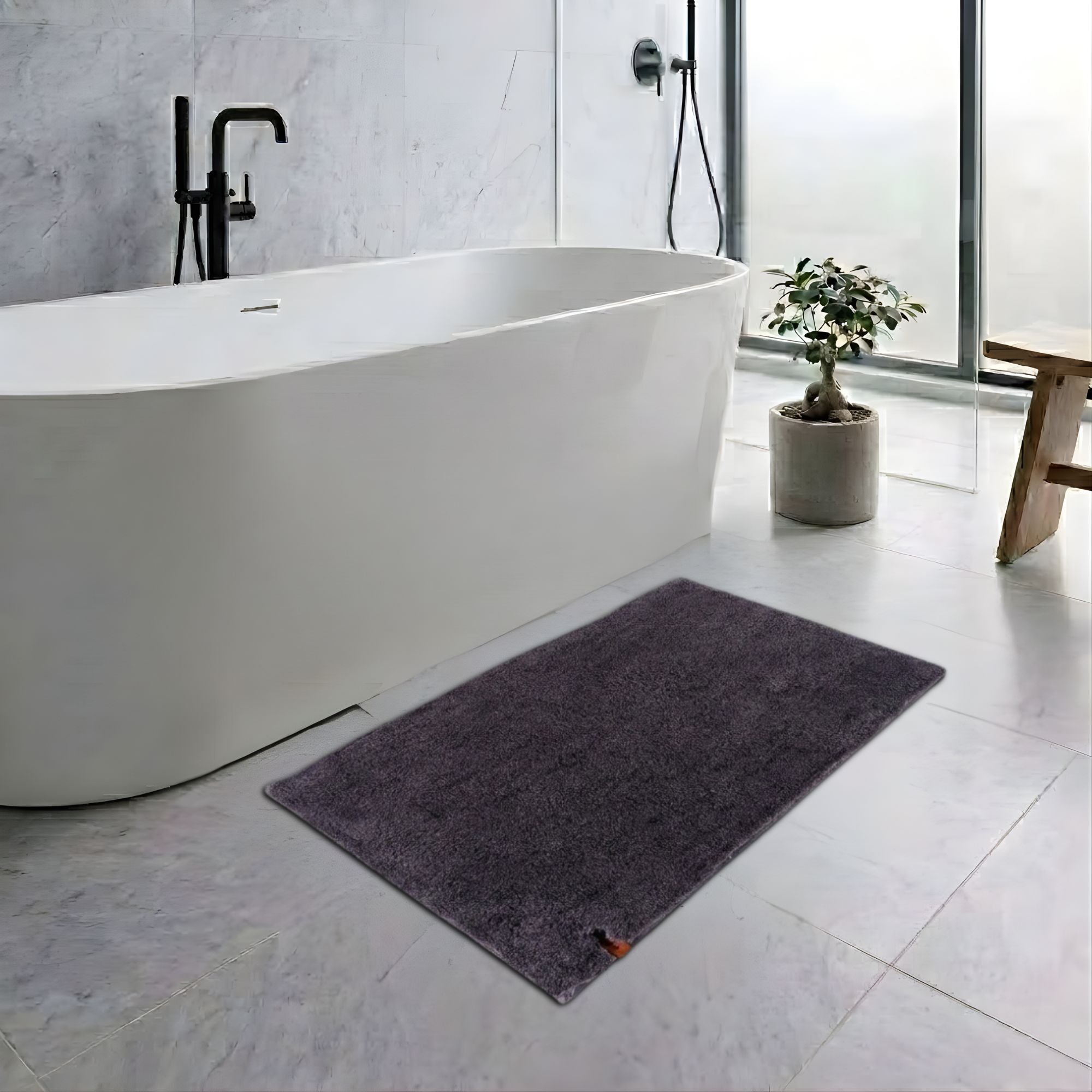 Heritage Anti Skid Super Absorbent Bathmat - Pano