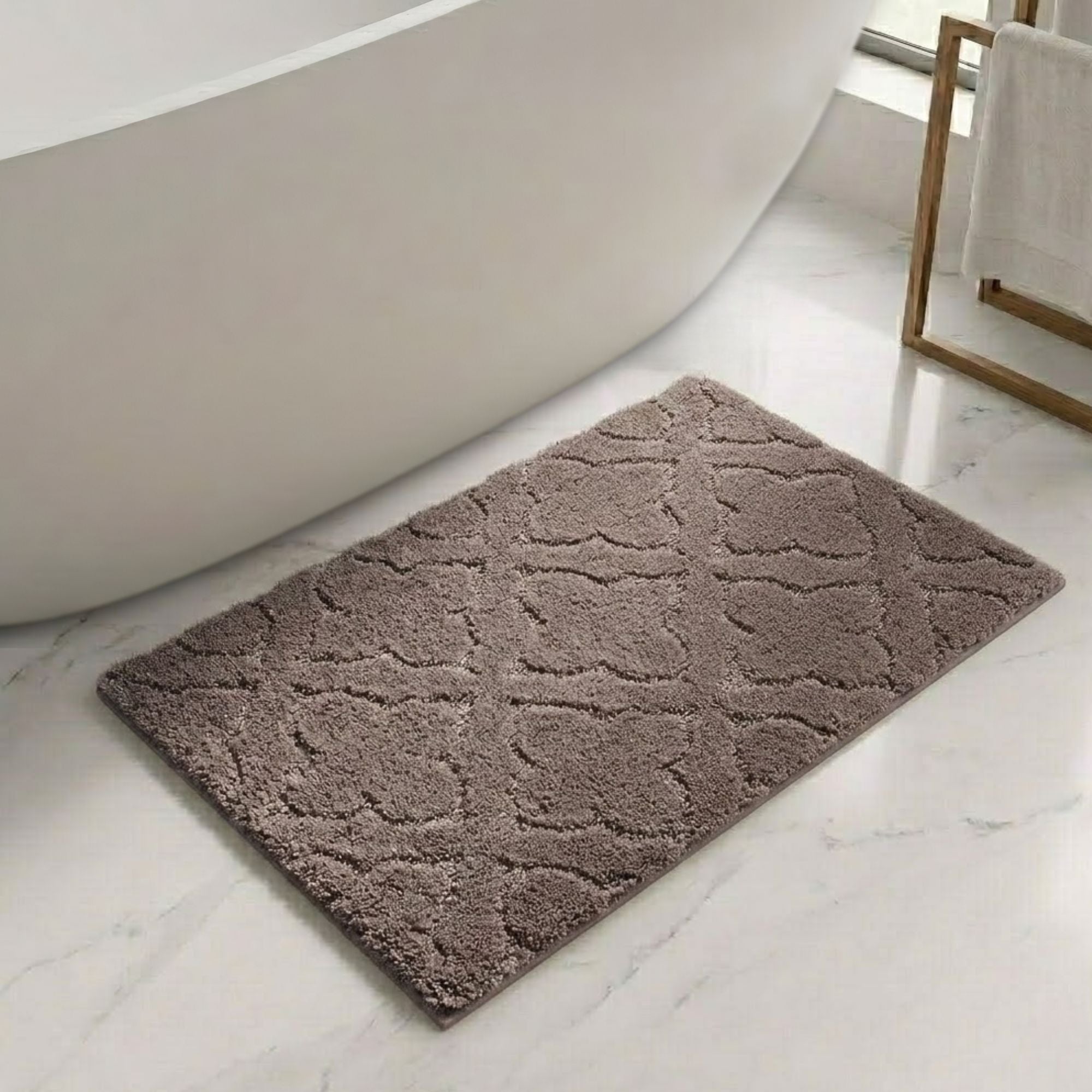 Flora Anti Skid Super Absorbent Bathmat - Pano