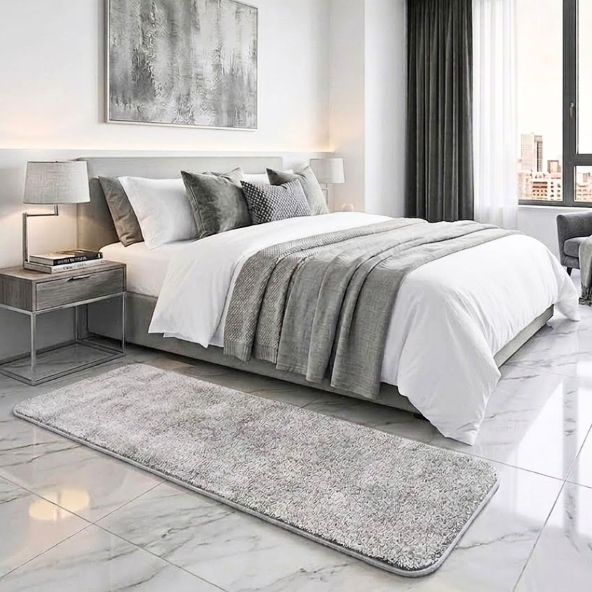 Sophia Anti Skid Super Absorbent Bathmat - Pano