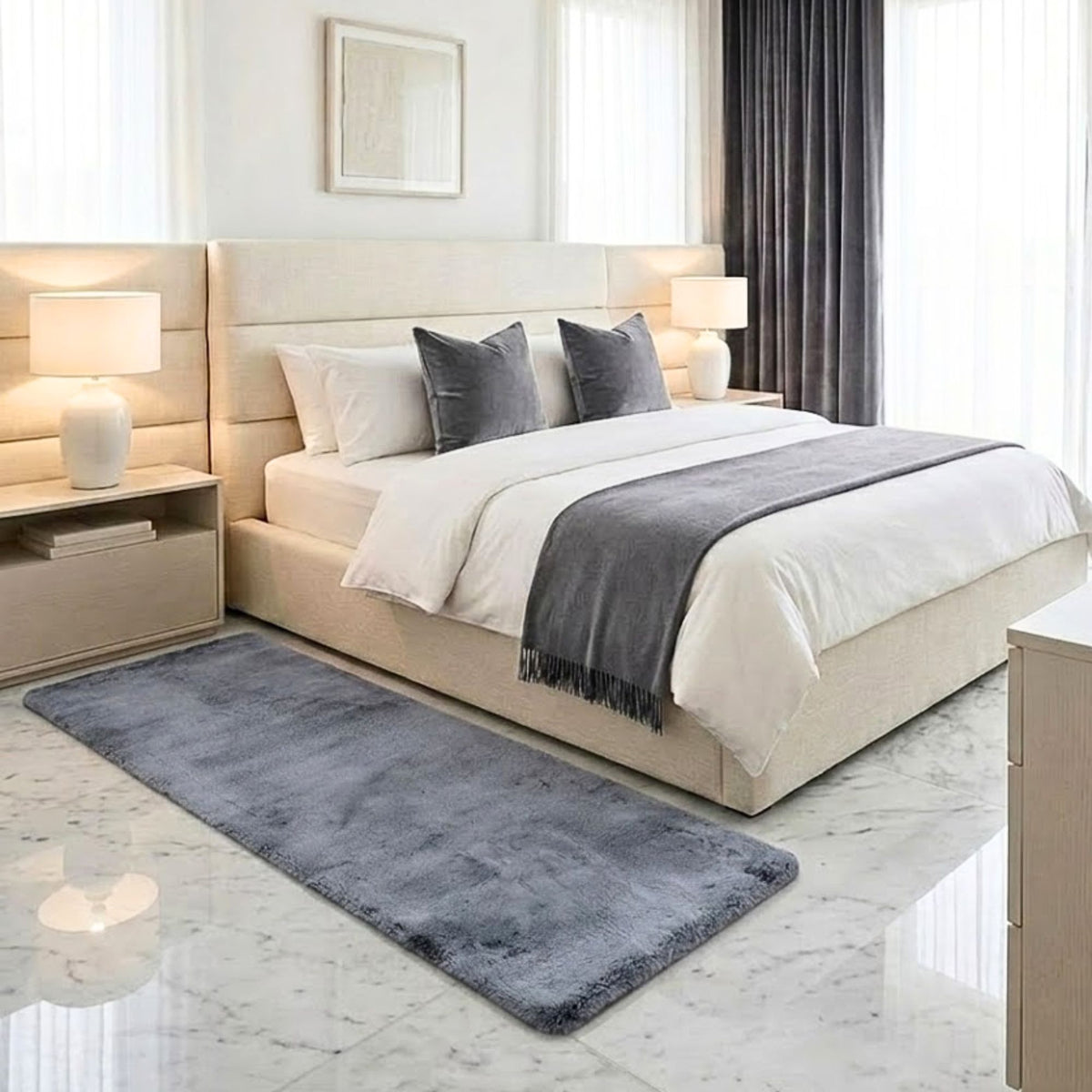 Cashmere Anti Skid Runner - Pano