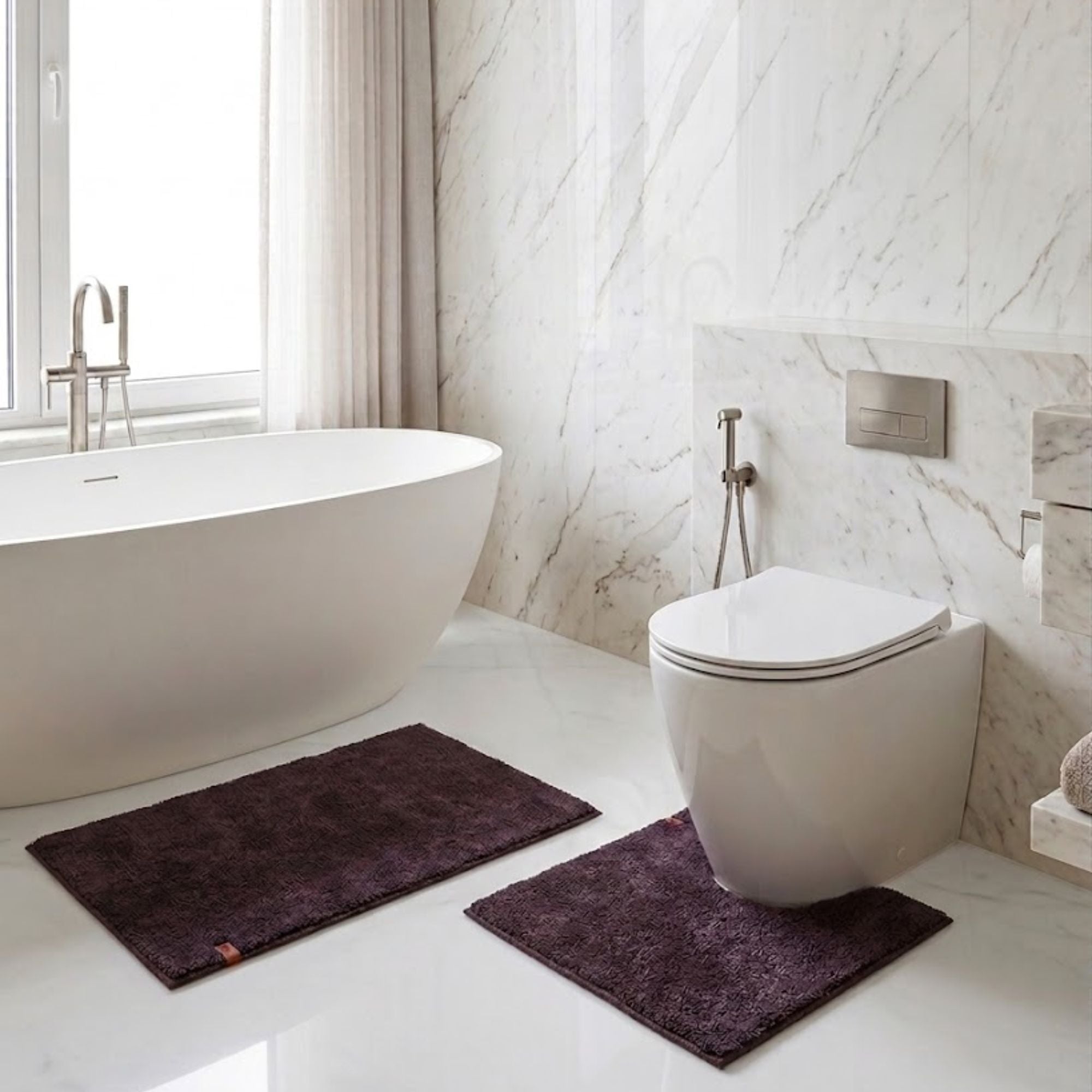 Heritage Anti Skid Super Absorbent Bathmat - Pano