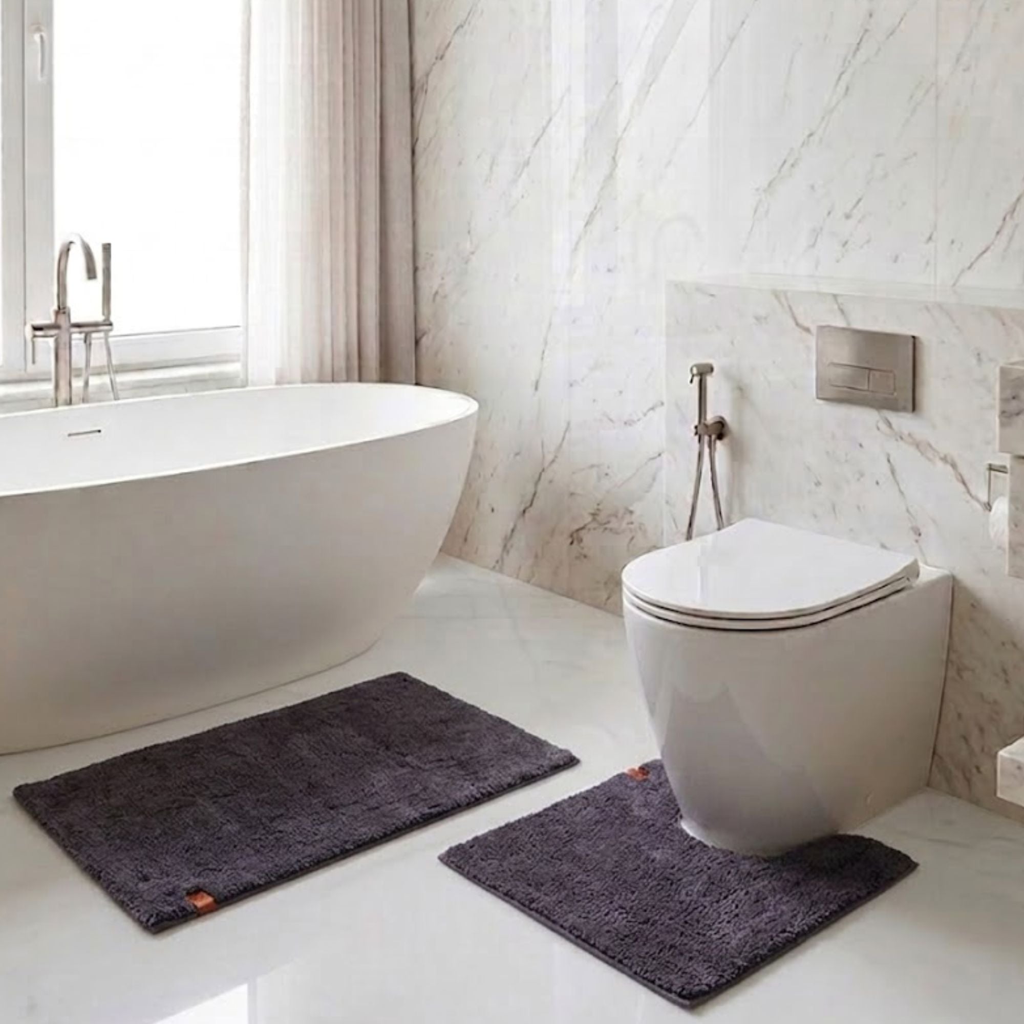 Heritage Anti Skid Super Absorbent Bathmat - Pano