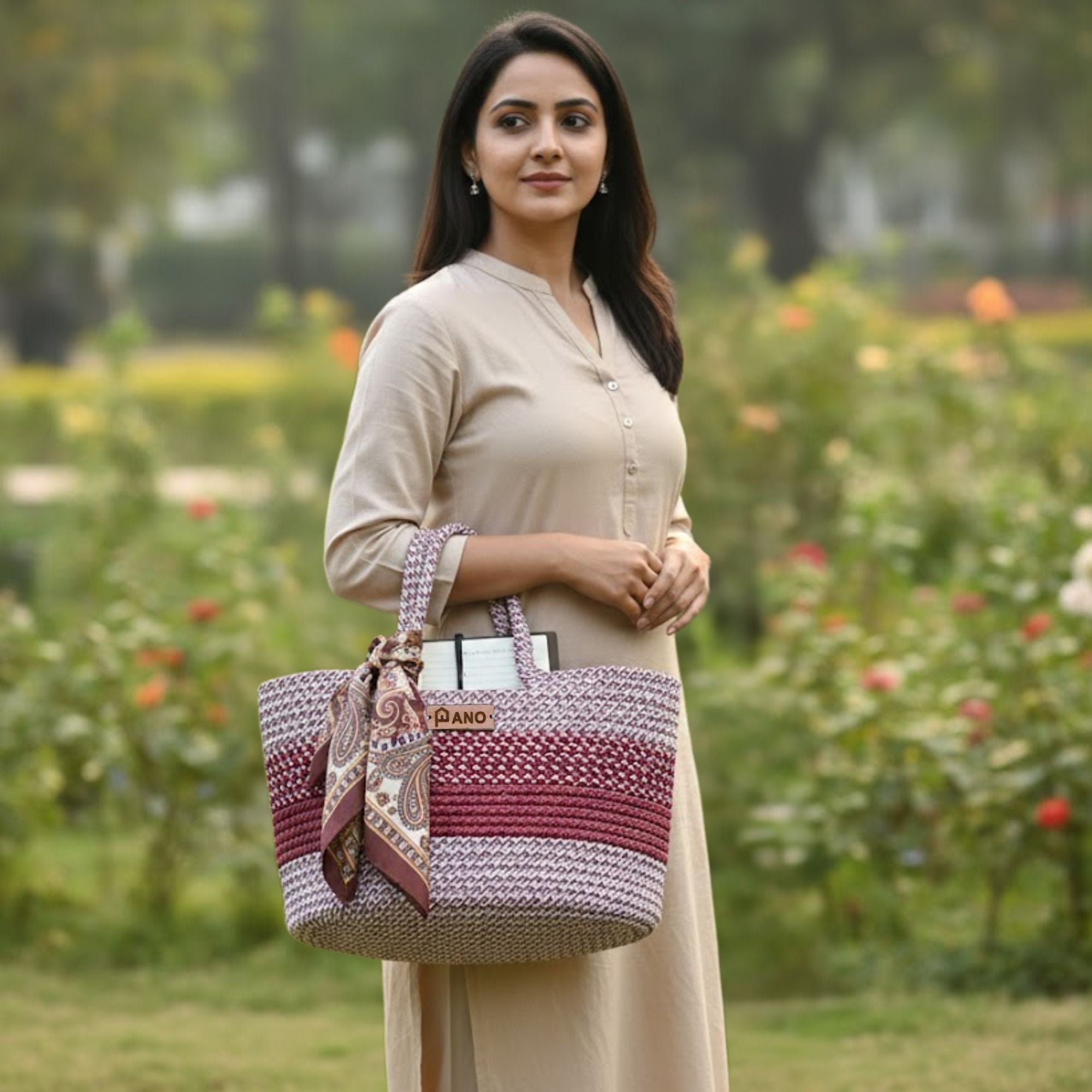 Floris Multi Purpose Tote Hand Basket - Pano