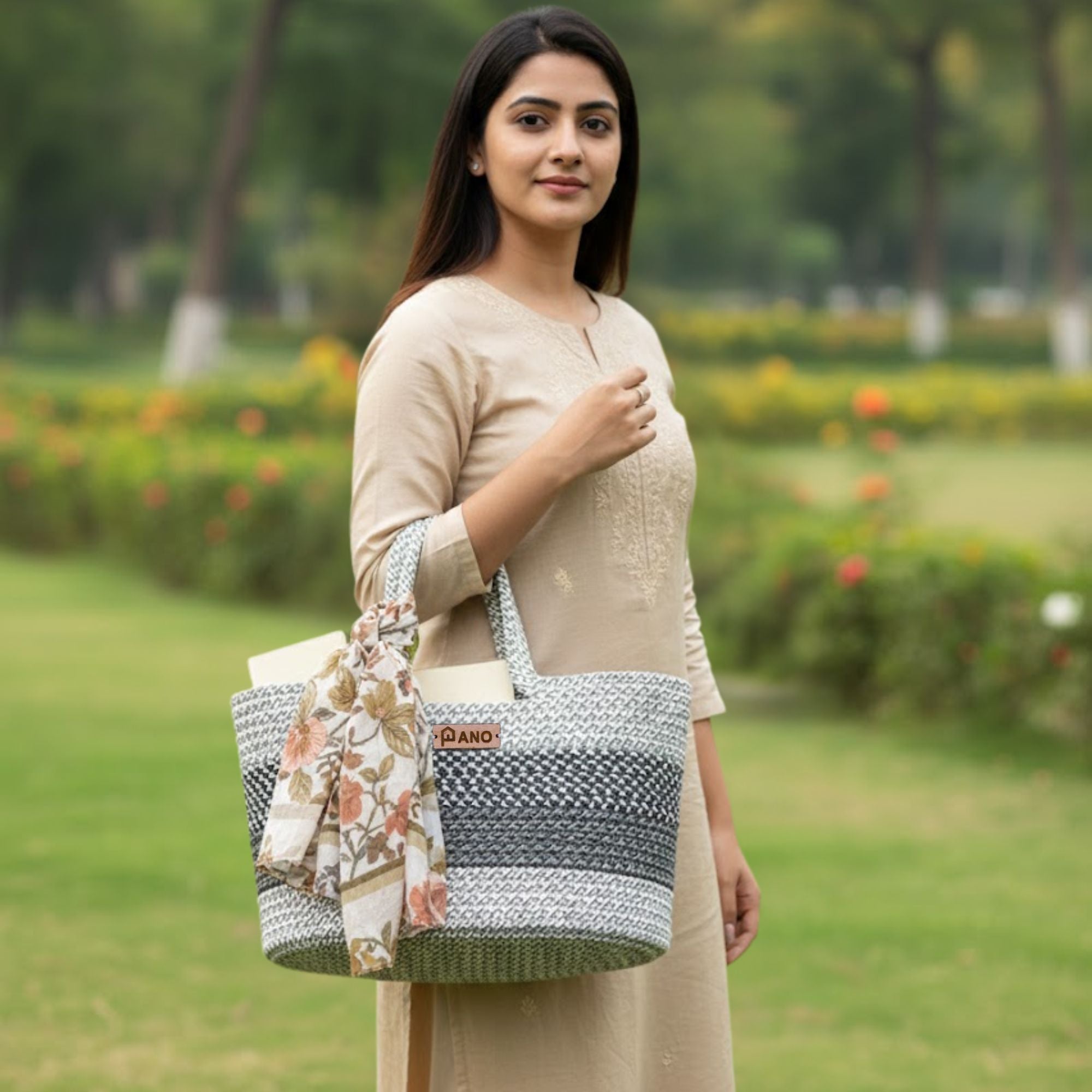 Floris Multi Purpose Tote Hand Basket - Pano