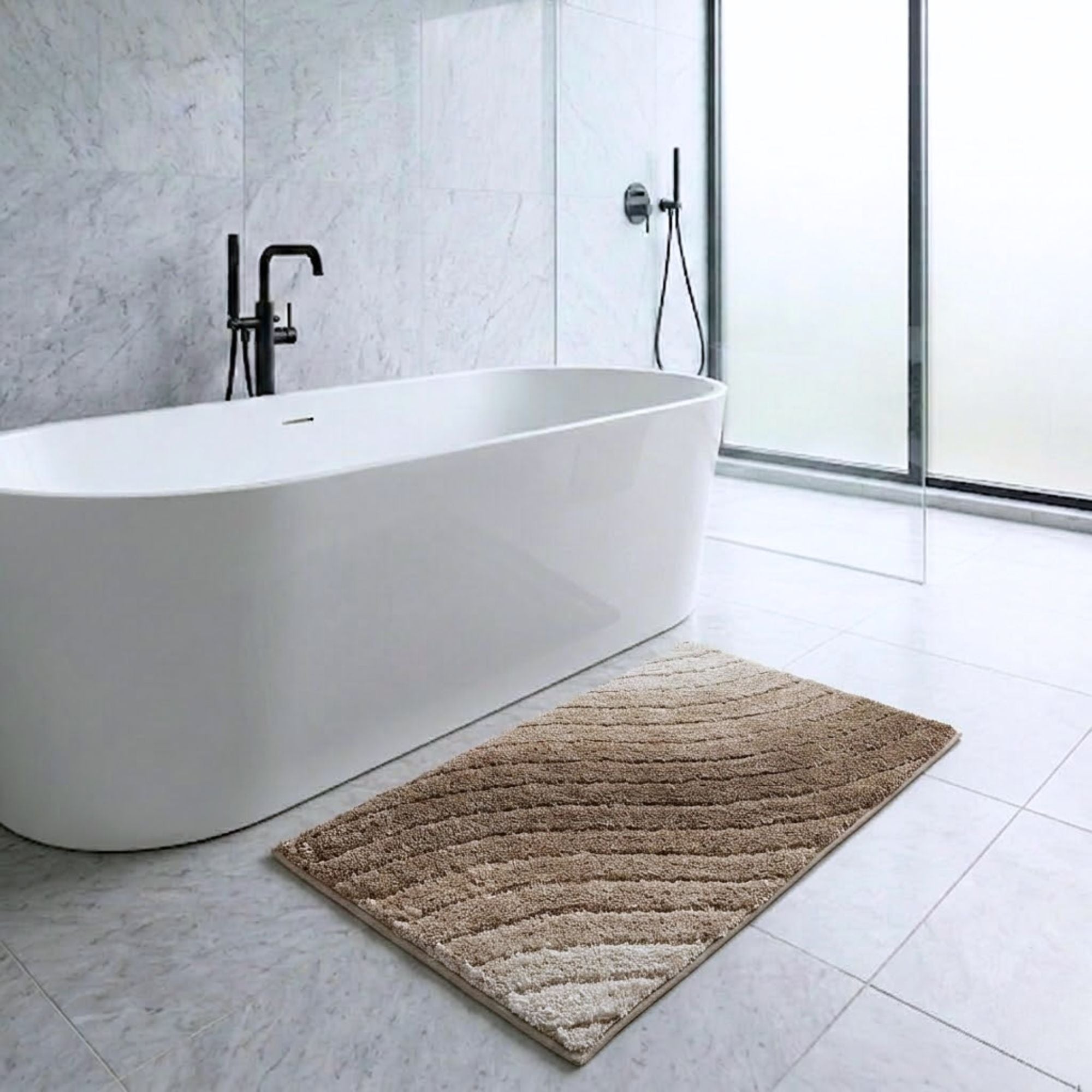 Lehar Anti Skid Super Absorbent Bathmat - Pano