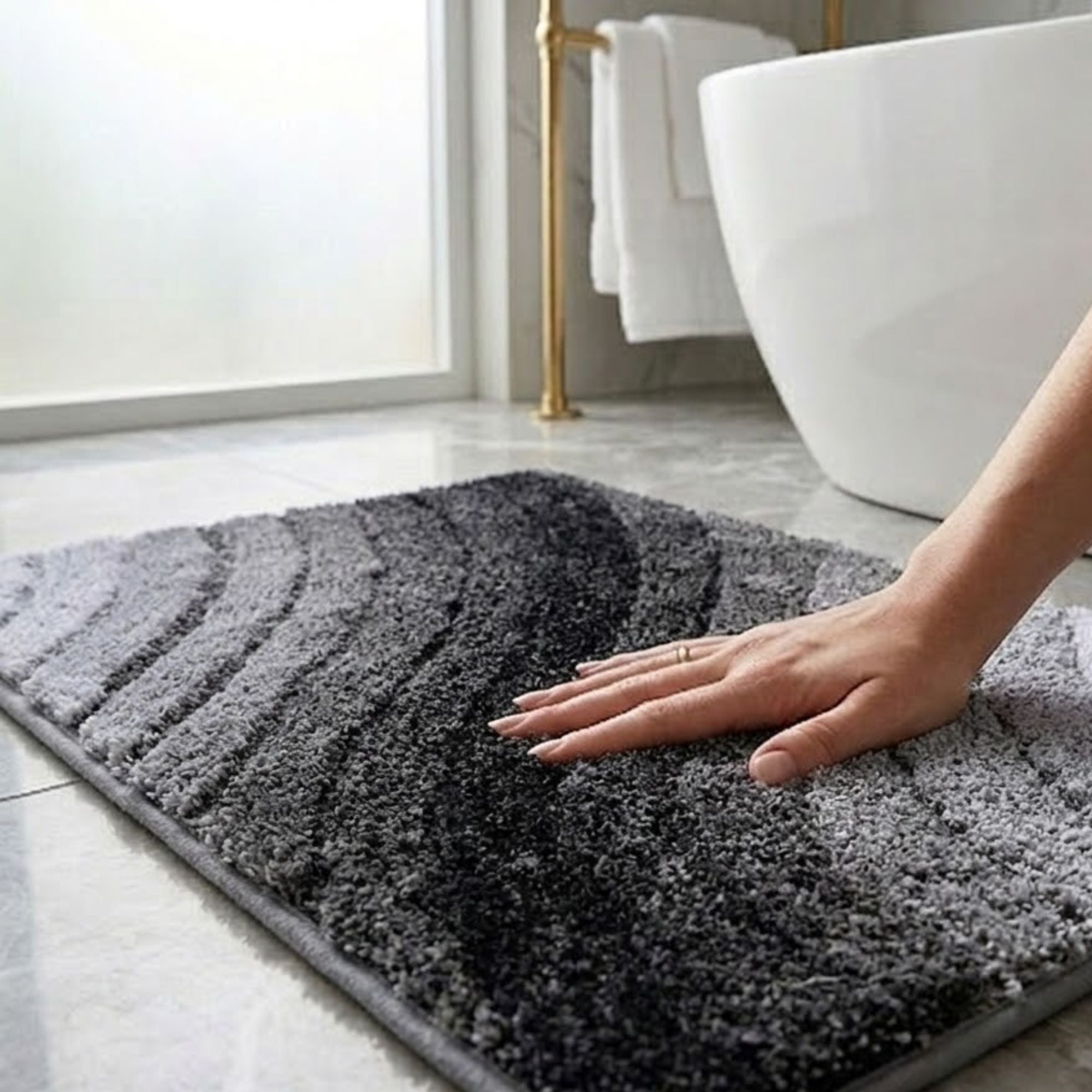 Lehar Anti Skid Super Absorbent Bathmat - Pano