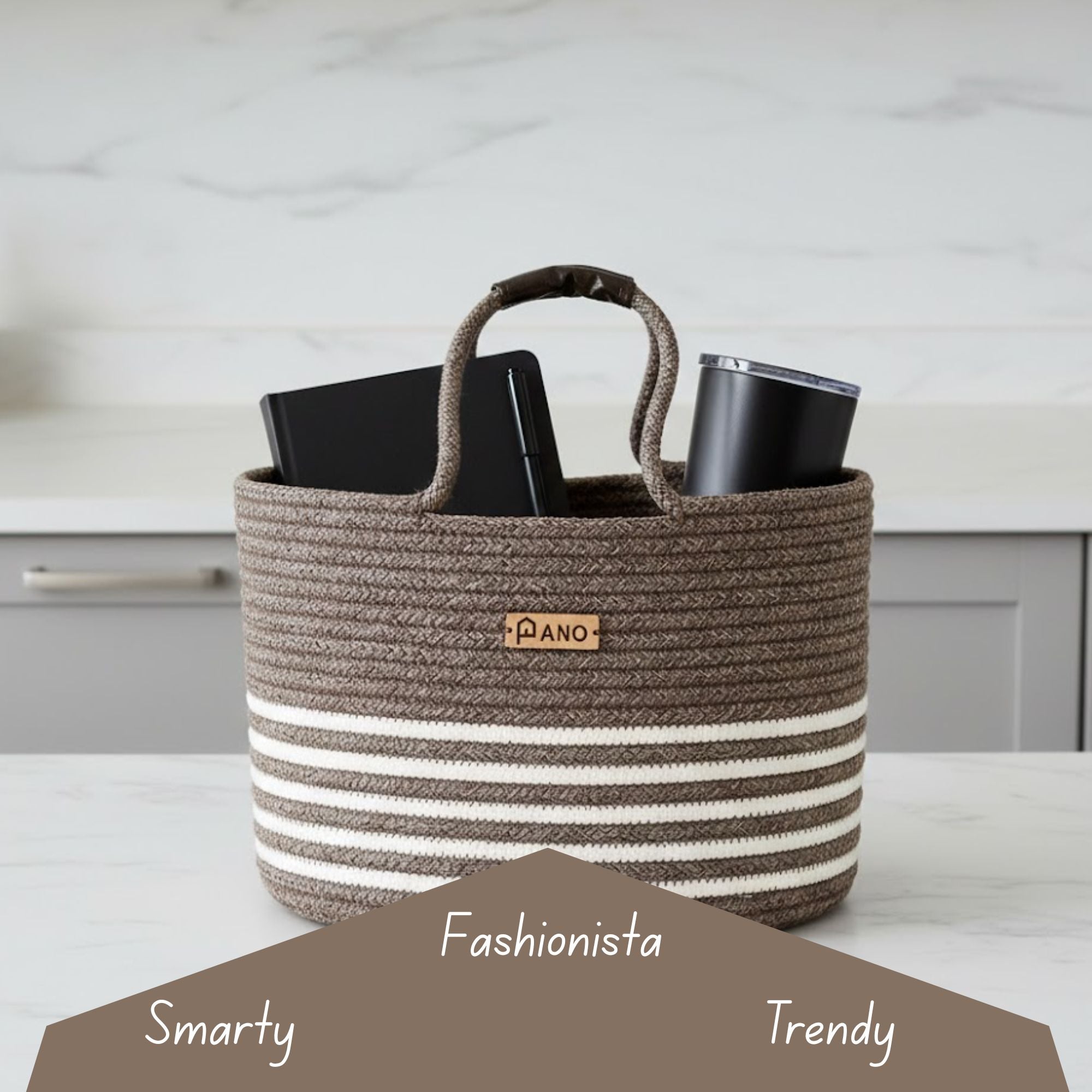 Monaco Multi Purpose Tote Hand Basket - Pano