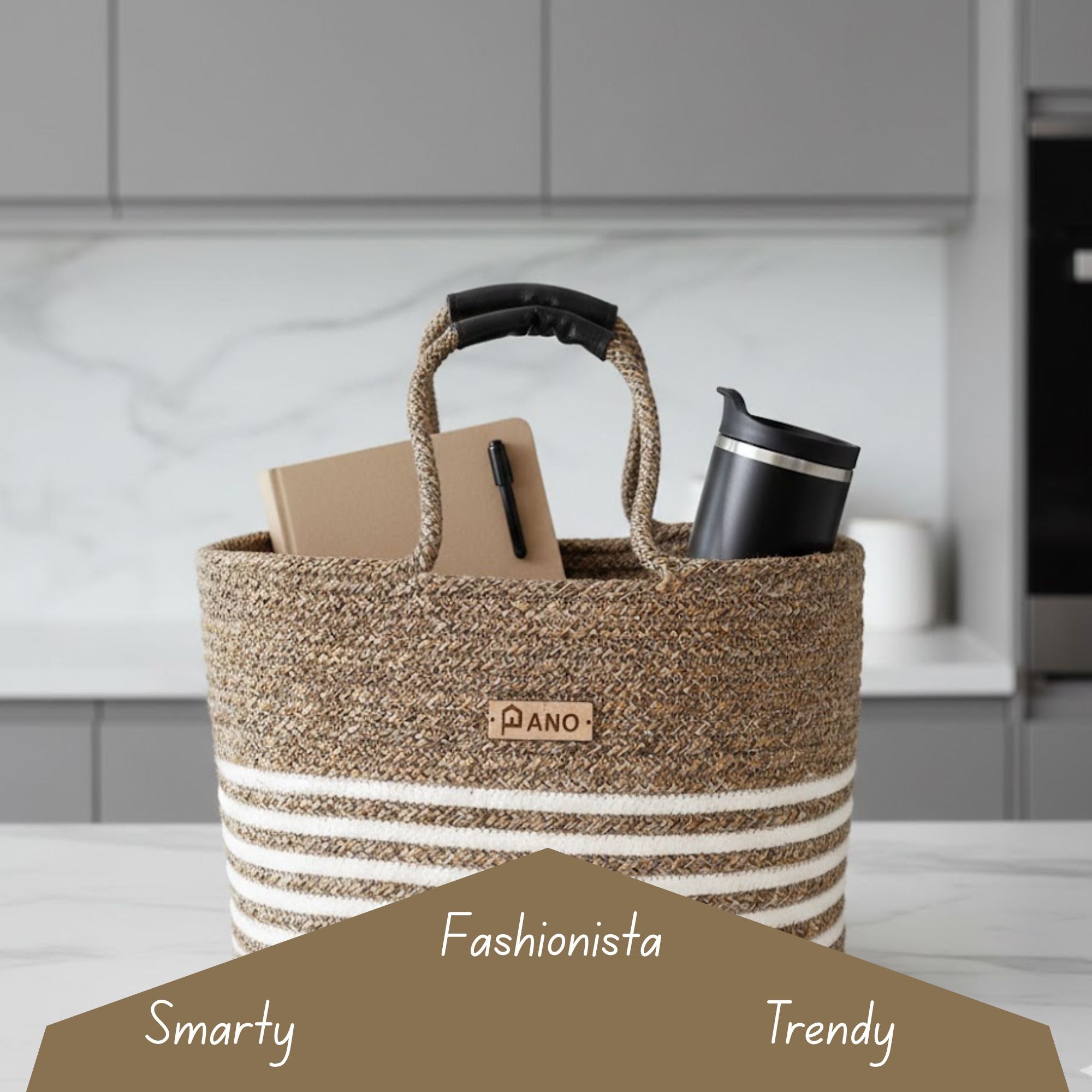 Monaco Multi Purpose Tote Hand Basket - Pano