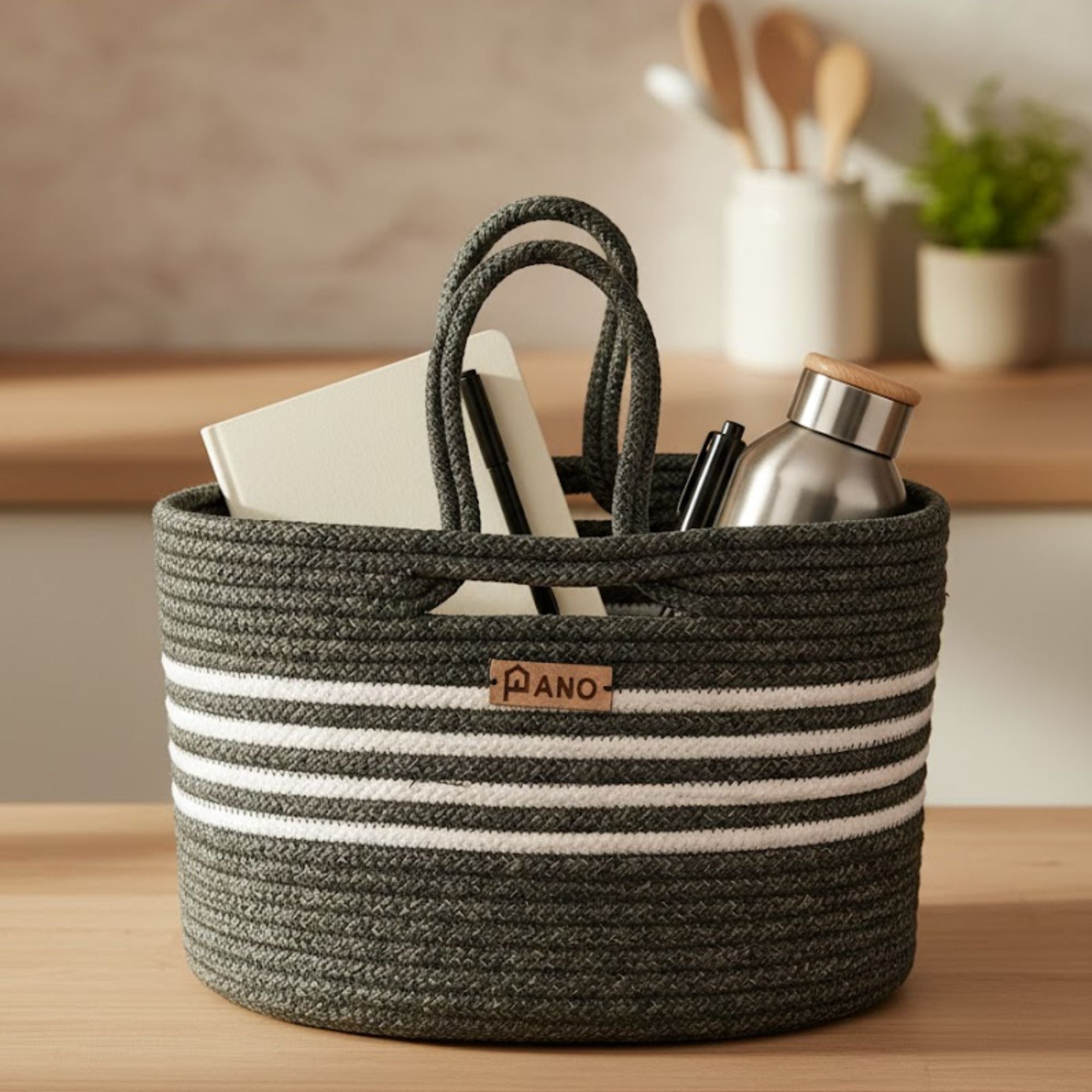 Elora Multi Purpose Tote Hand Basket - Pano