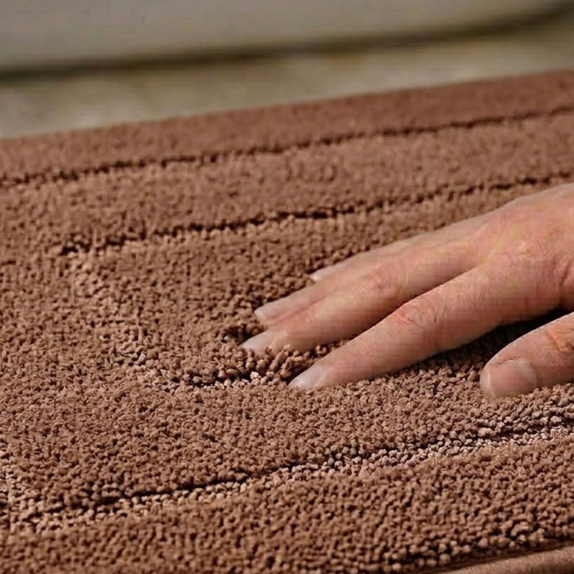 Triple Frame Anti Skid Super Soft Bathmat -Pano