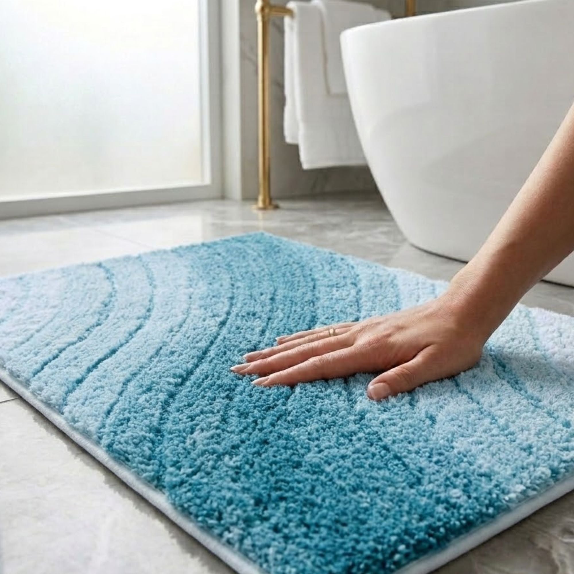 Lehar Anti Skid Super Absorbent Bathmat - Pano