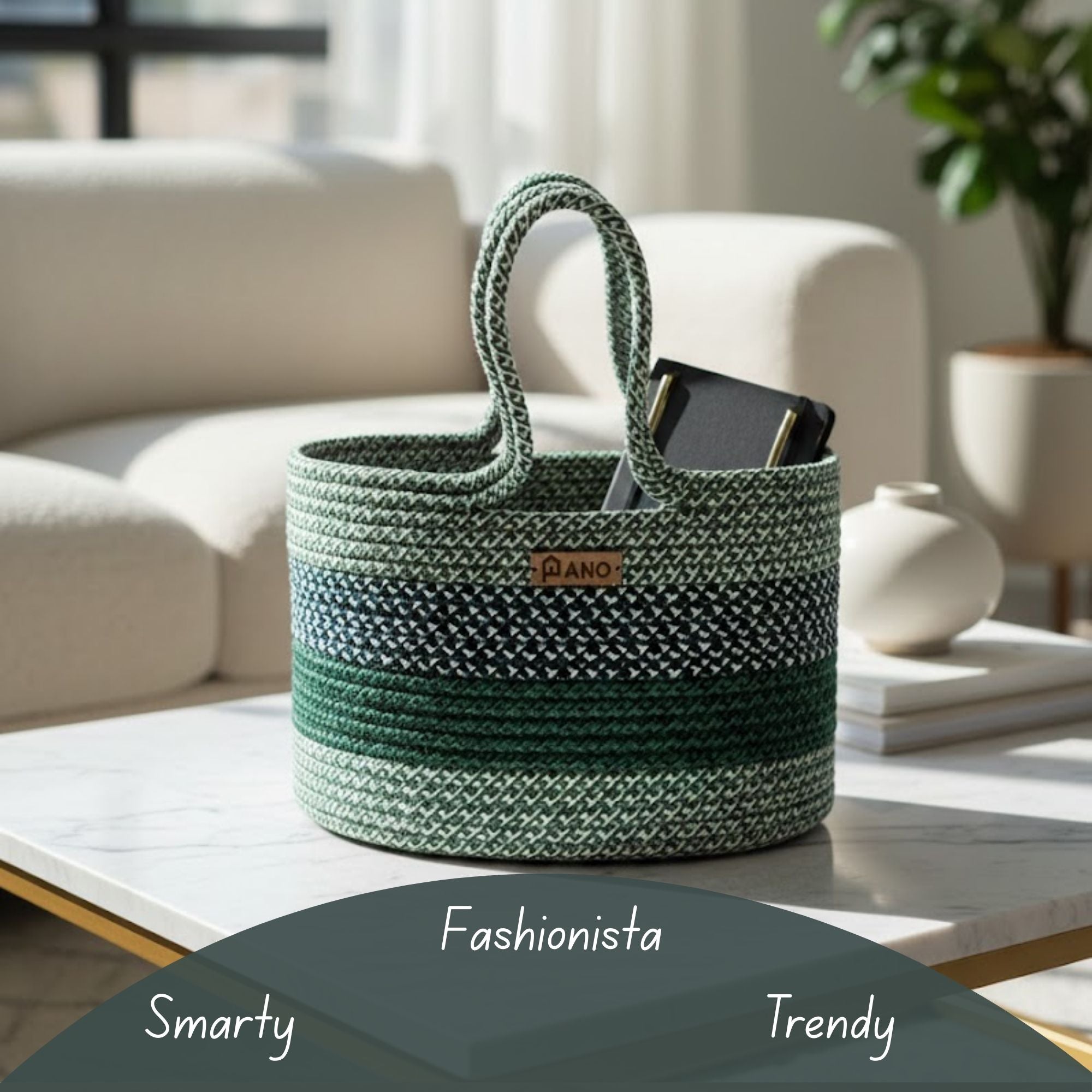 Floris Multi Purpose Tote Hand Basket - Pano