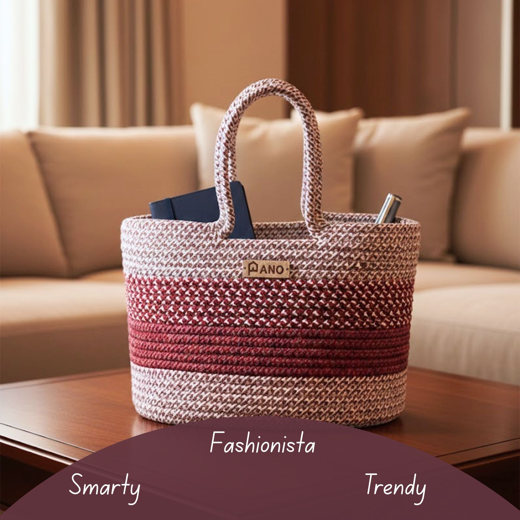 Floris Multi Purpose Tote Hand Basket - Pano