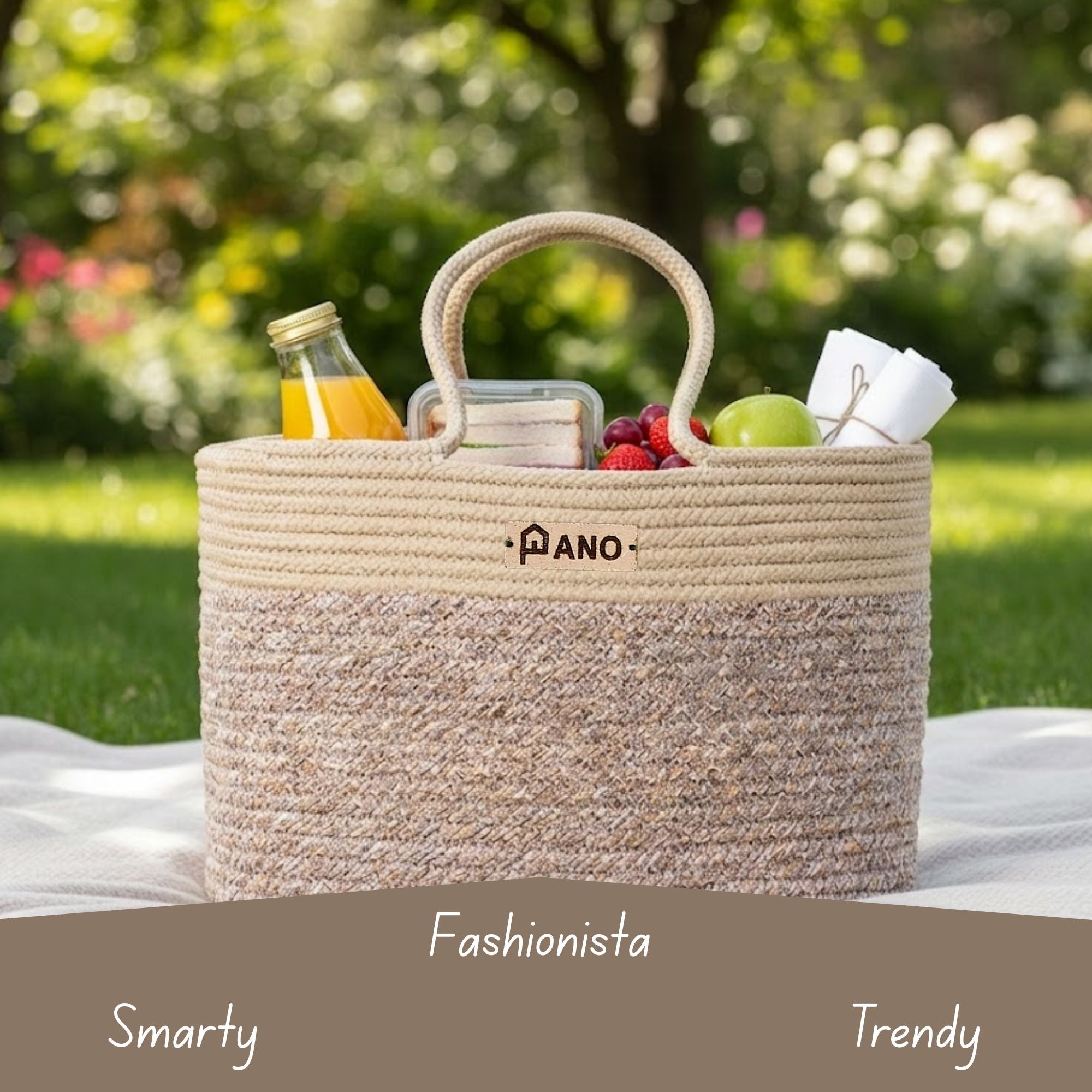 Corsica Multi-Purpose Hand Basket Bag - Pano