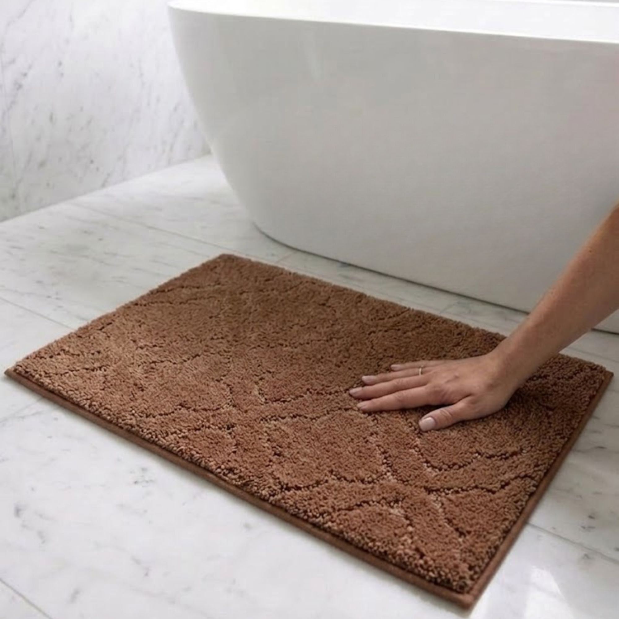 Flora Anti Skid Super Absorbent Bathmat - Pano