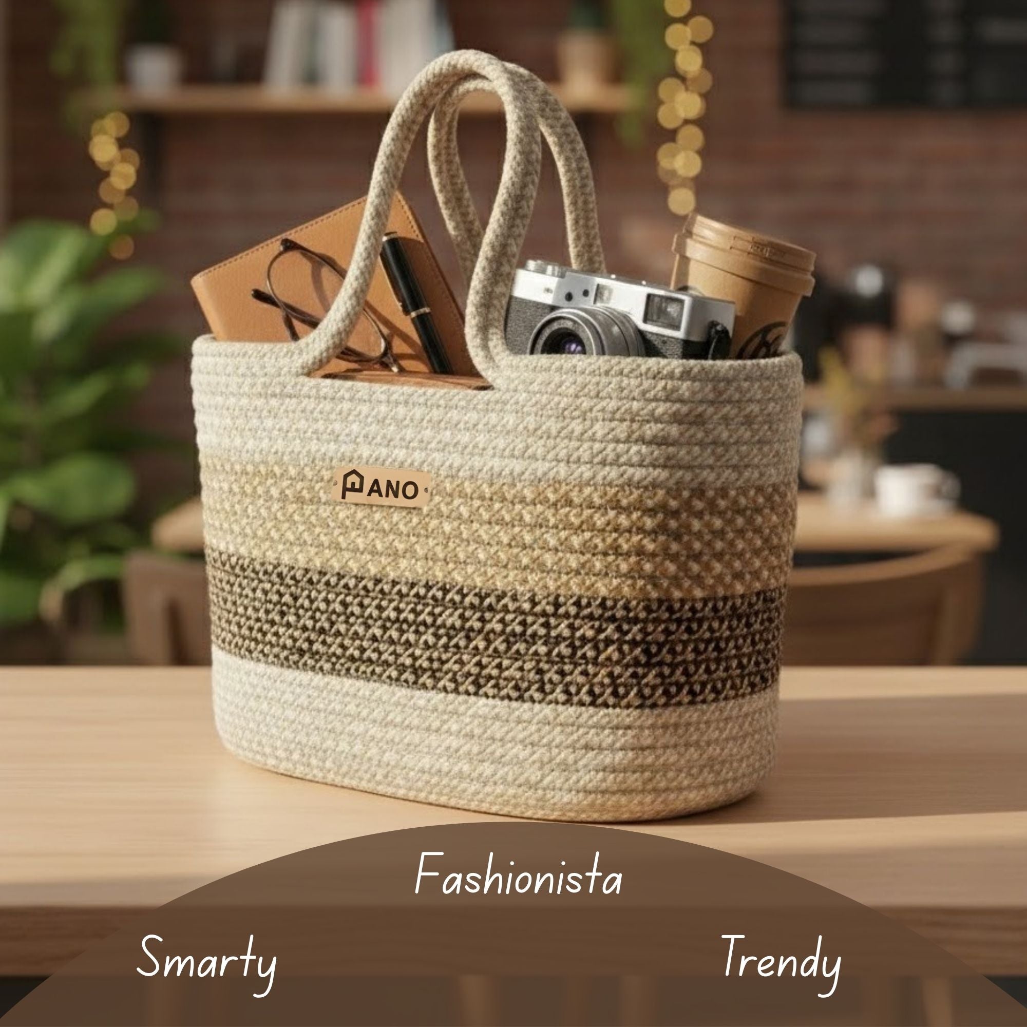 Floris Multi Purpose Tote Hand Basket - Pano
