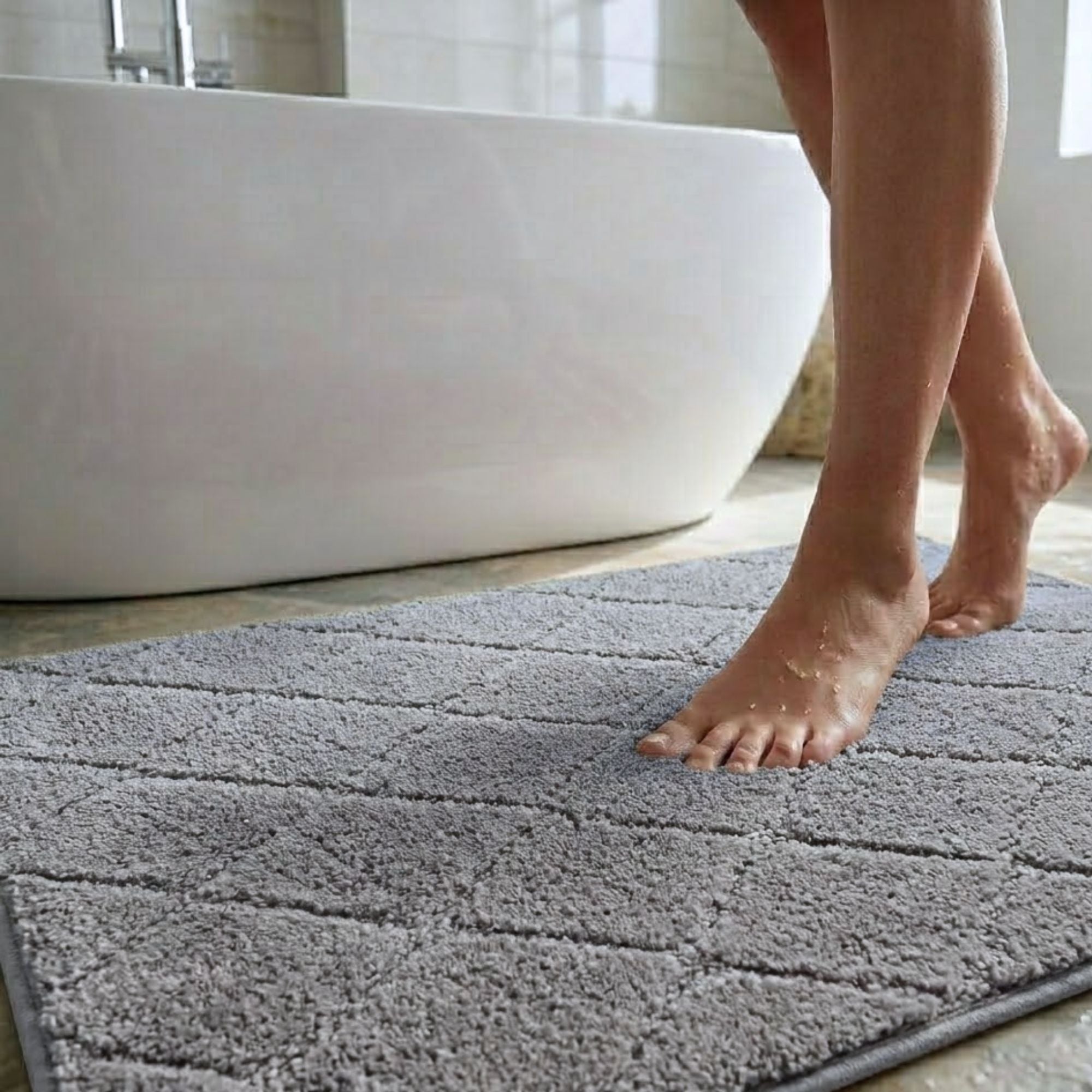 New Diamond Anti Skid Bathmat - Pano