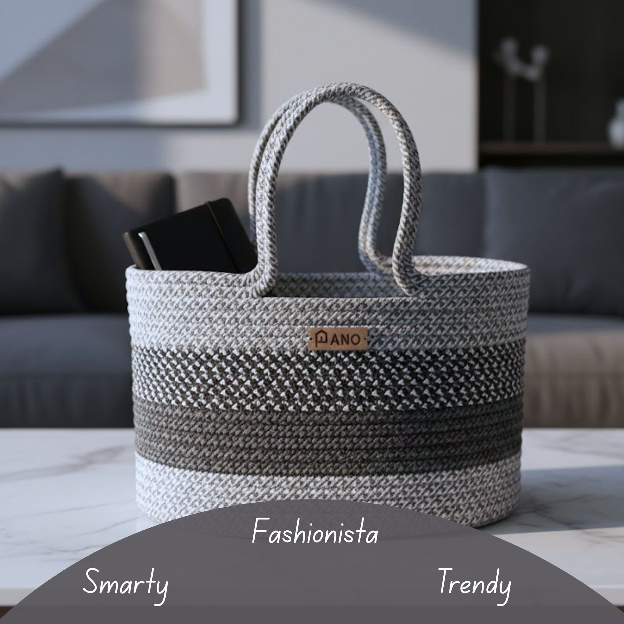 Floris Multi Purpose Tote Hand Basket - Pano