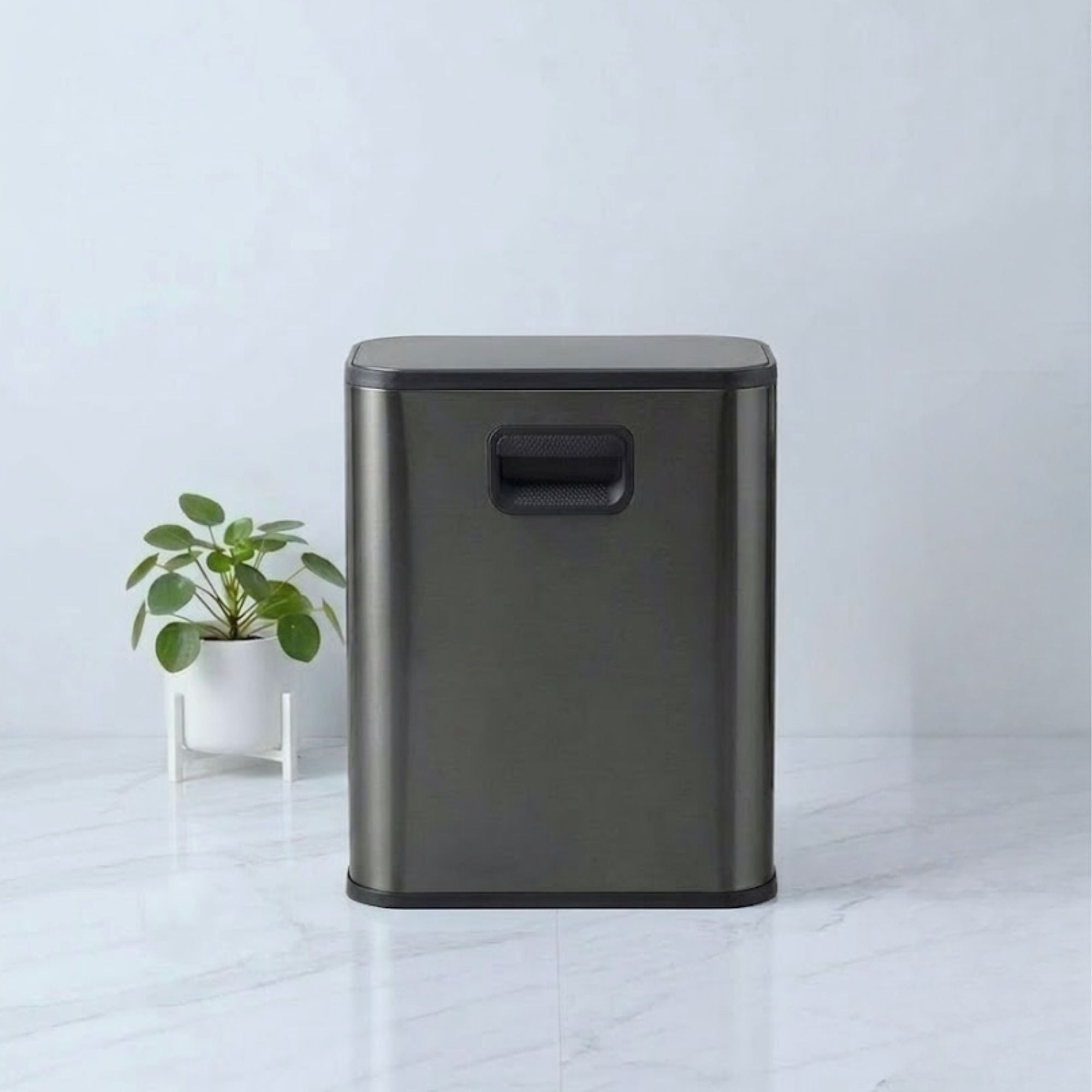 Binova Stainless Steel Soft Close Peddle Dustbins - Pano