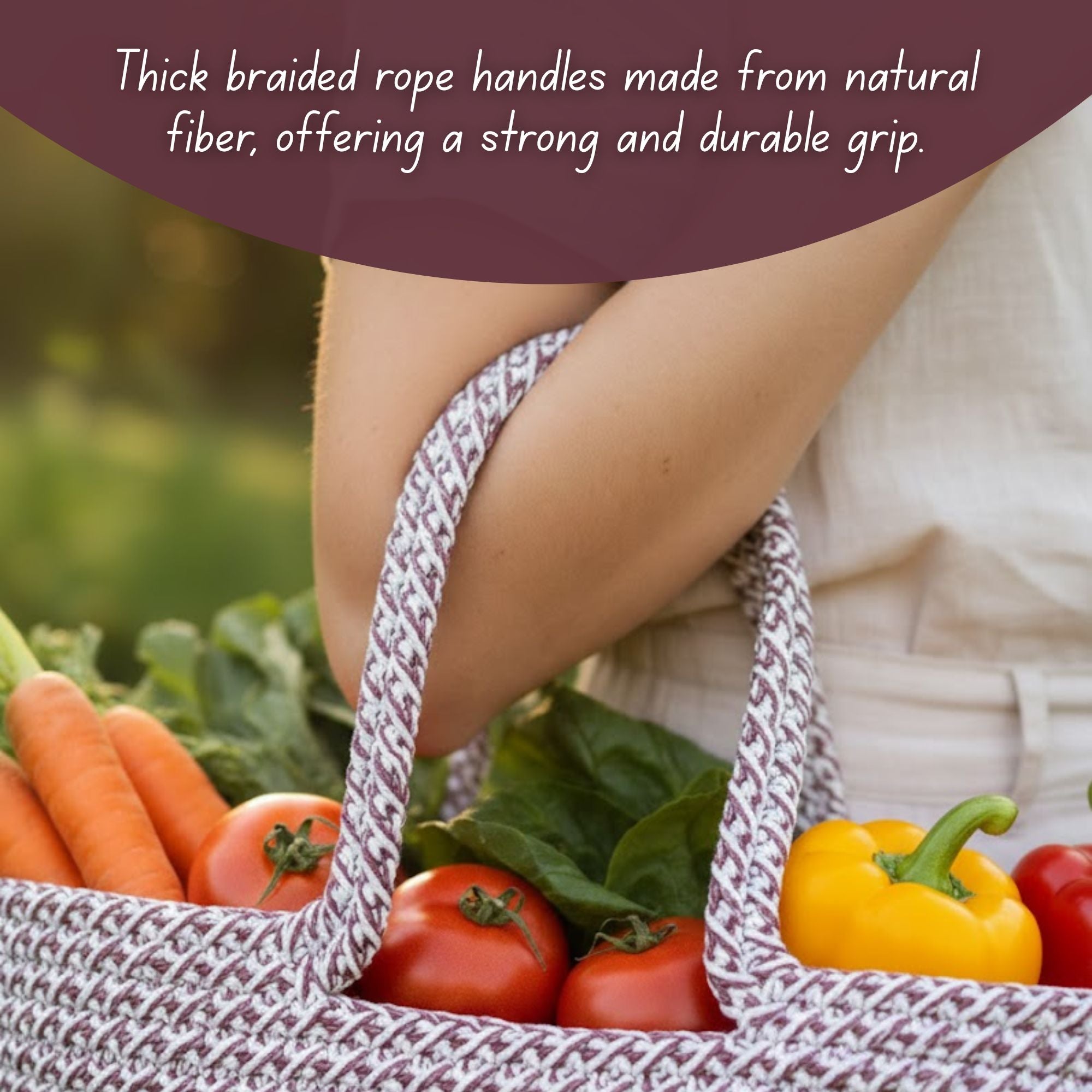 Floris Multi Purpose Tote Hand Basket - Pano