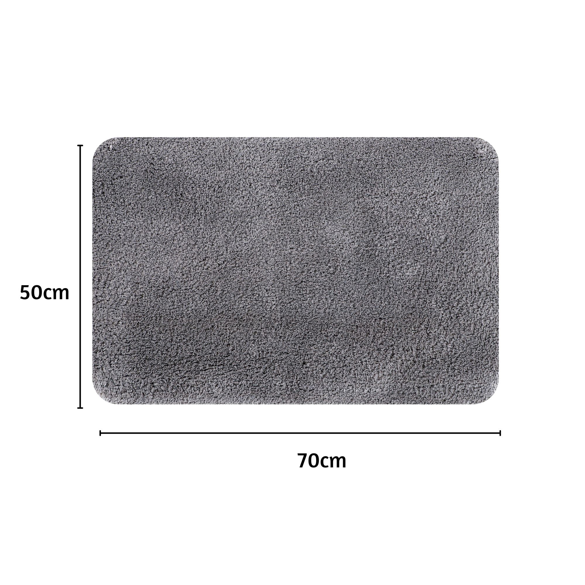 Sophia Anti Skid 2 Pcs Contour Bath Rug - Pano