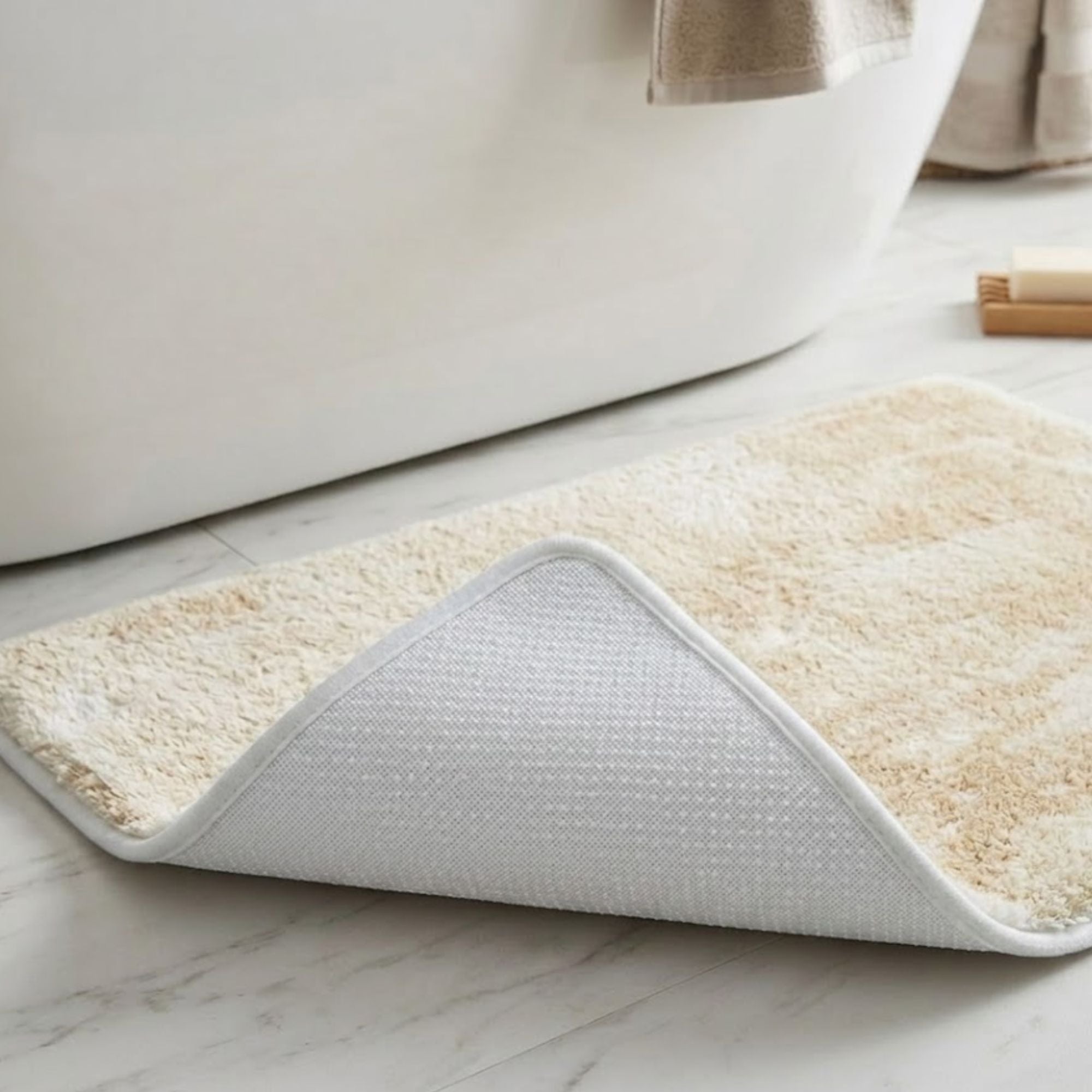 Cashmere Rabbit Fur Anti Skid Fur Bathmat - Pano