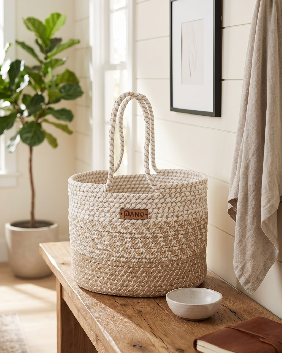 Fiona Multi Purpose Tote Hand Basket - Pano