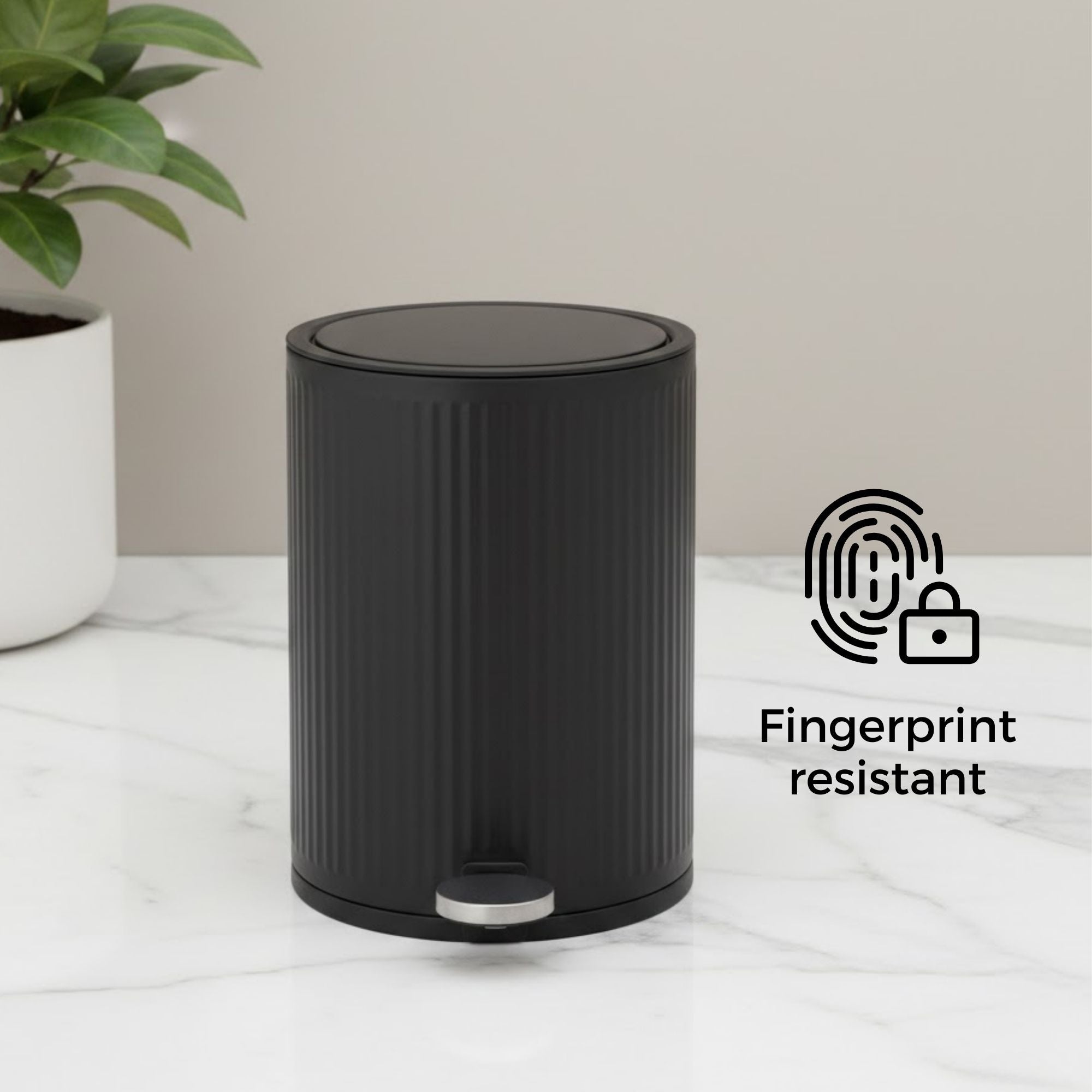 Nexa Stainless Steel Step Bin 3 Litre - Pano