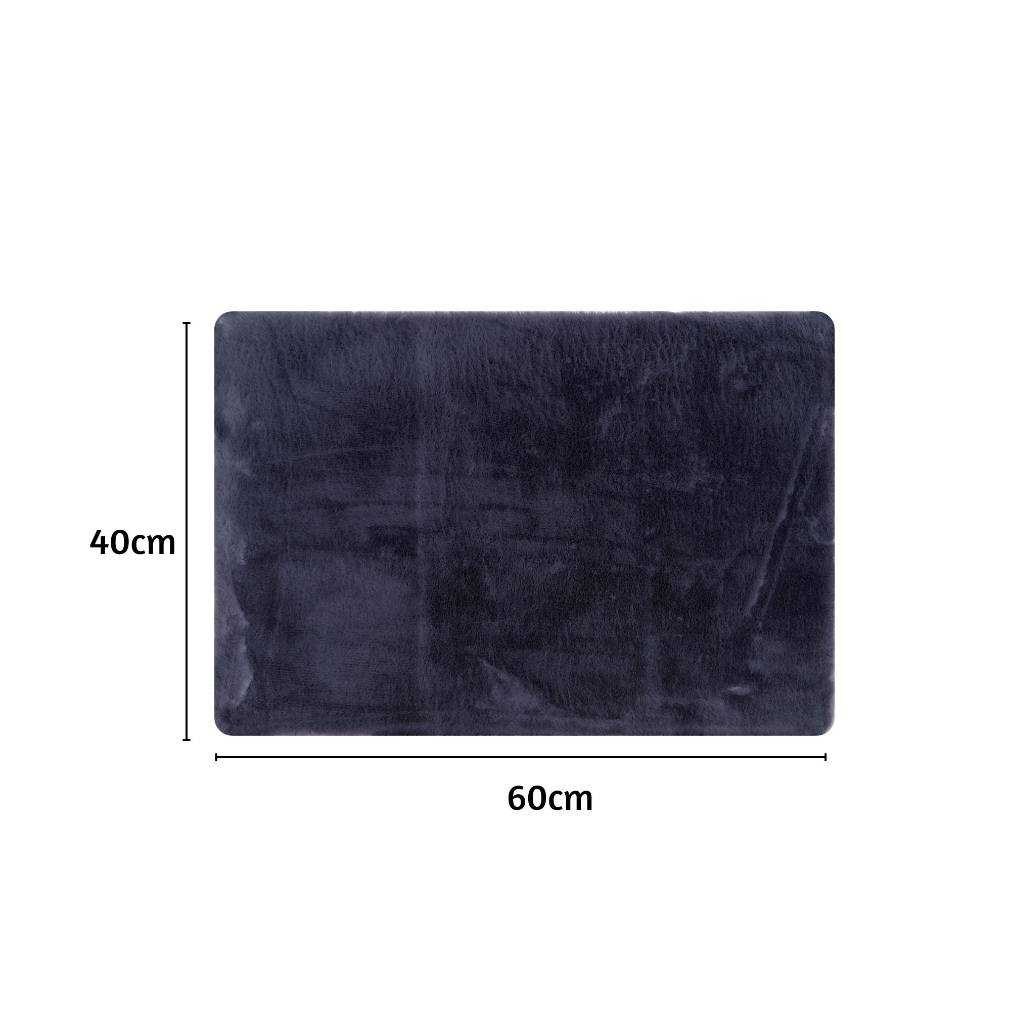 Cashmere Rabbit Fur Anti Skid Fur Bathmat - Pano