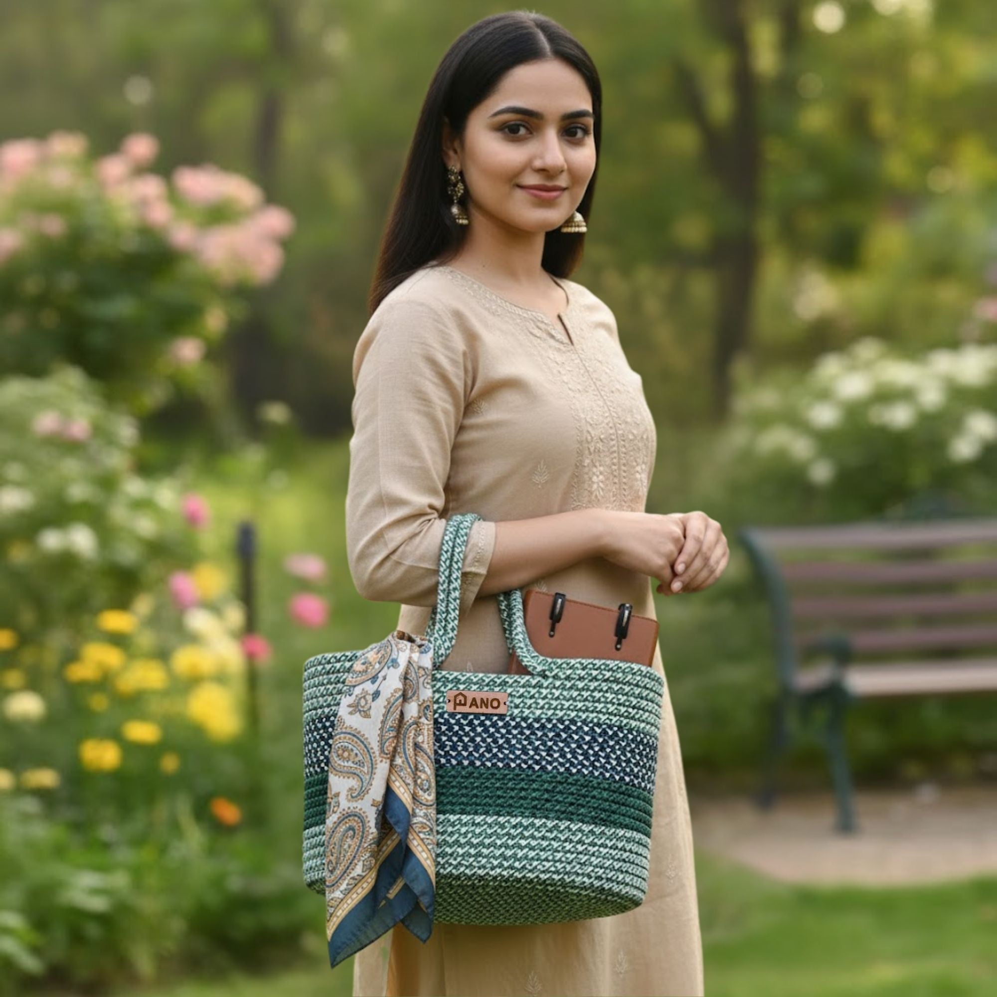 Floris Multi Purpose Tote Hand Basket - Pano
