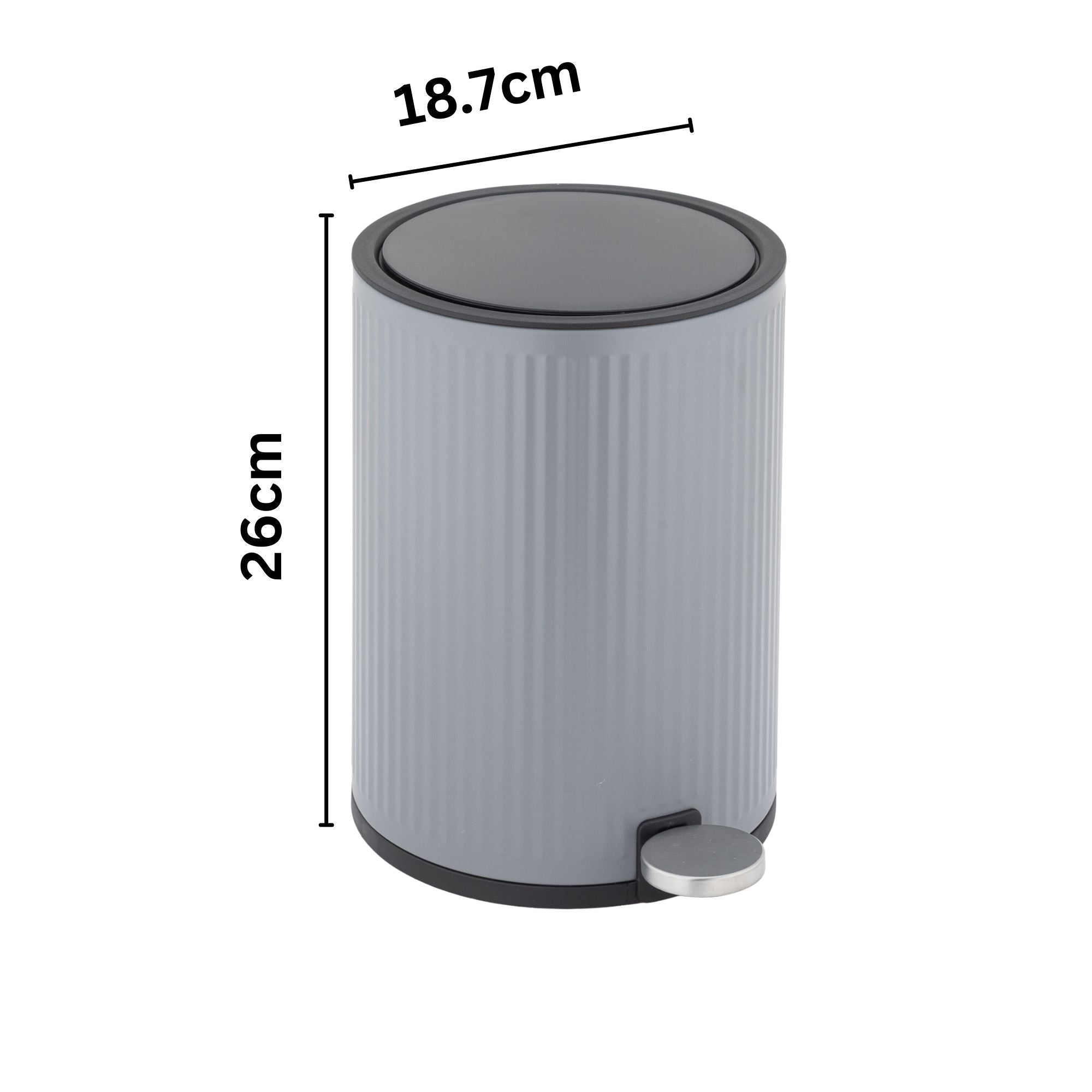 Nexa Stainless Steel Step Bin 3 Litre - Pano