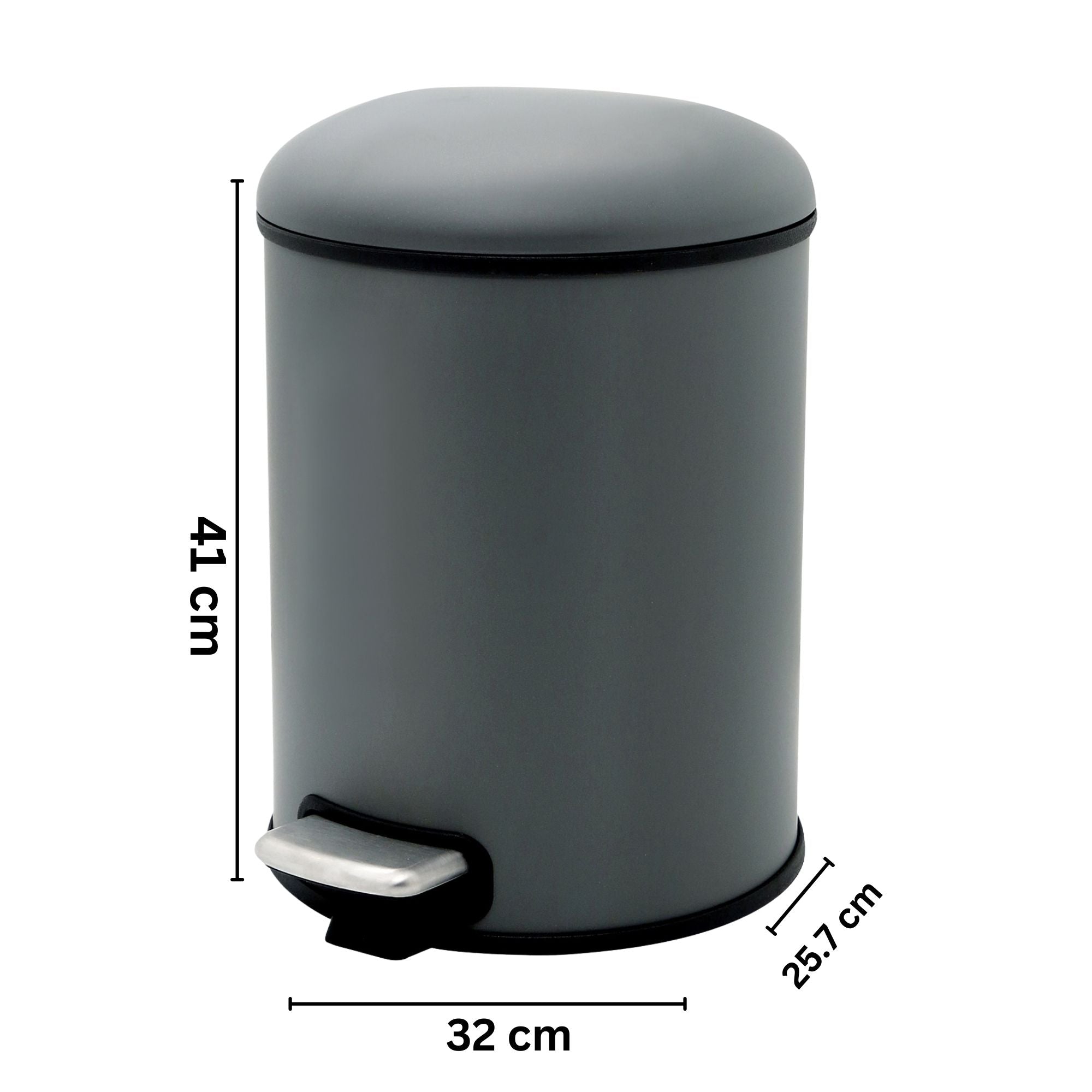 Levante Stainless Steel Soft Close Peddle Dustbins - Pano