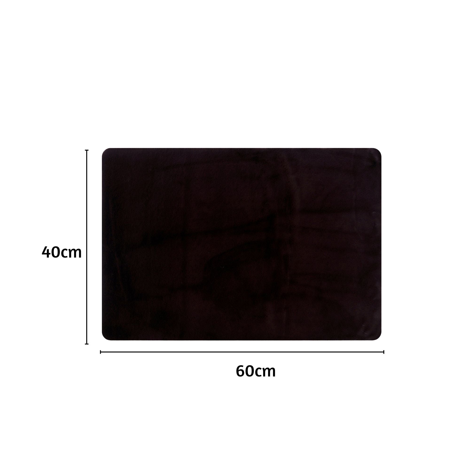 Cashmere Rabbit Fur Anti Skid Fur Bathmat - Pano