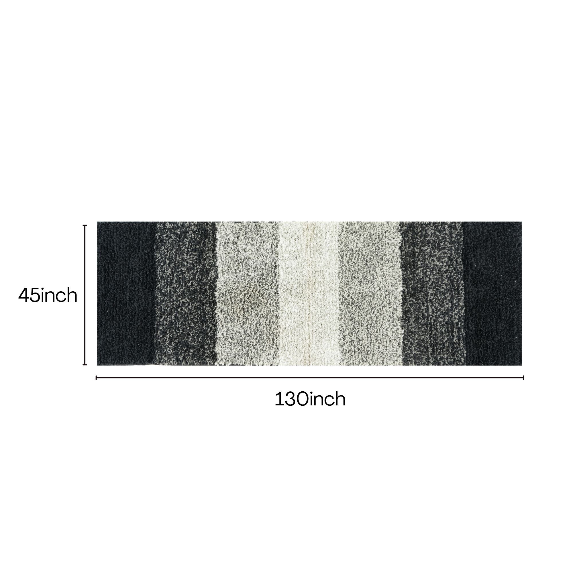 Textured Anti Skid Bathroom Washable Runner -Pano