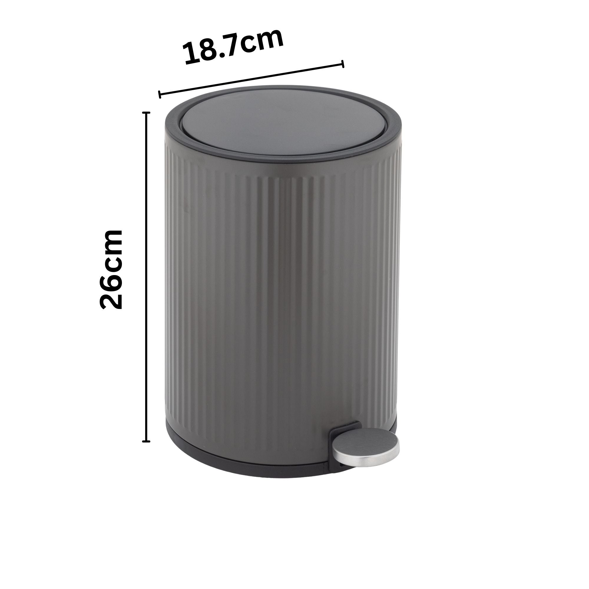 Nexa Stainless Steel Step Bin 3 Litre - Pano