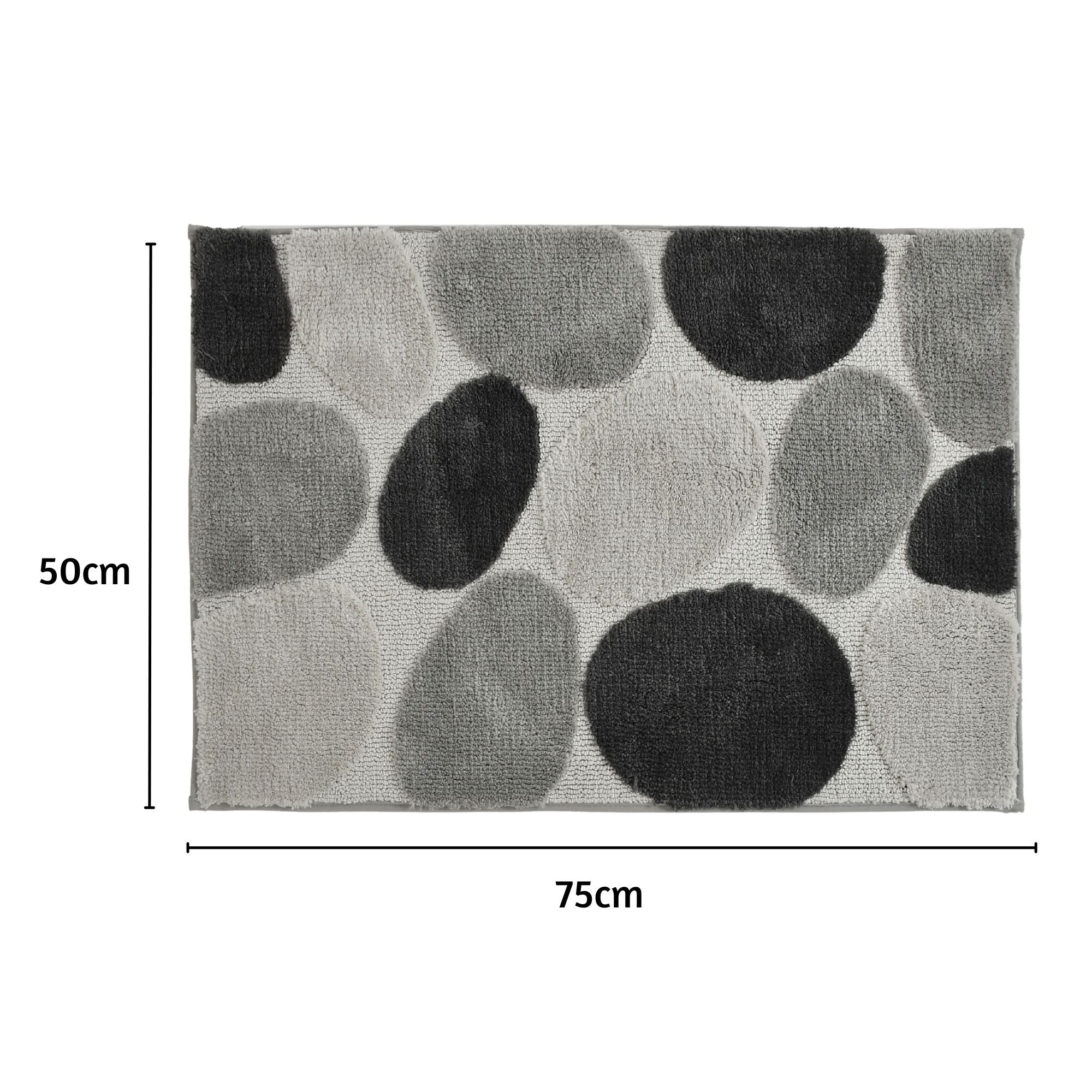 Stone Microfiber Anti Skid Bathmat - Pano