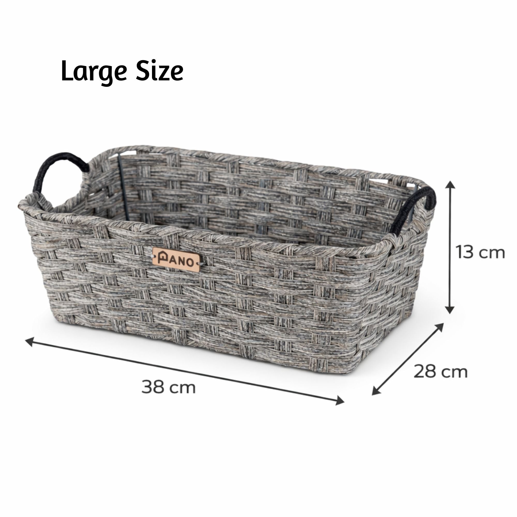 Wicker Kitchen Utility Maxwell Basket | Storage Organiser - Pano