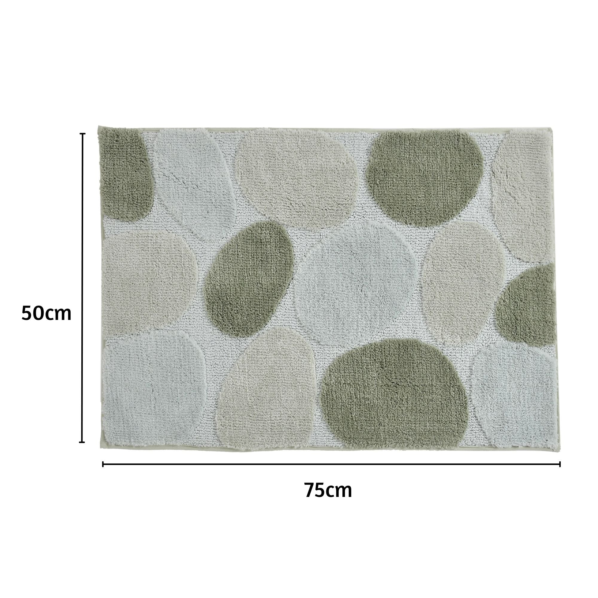 Stone Microfiber Anti Skid Bathmat - Pano