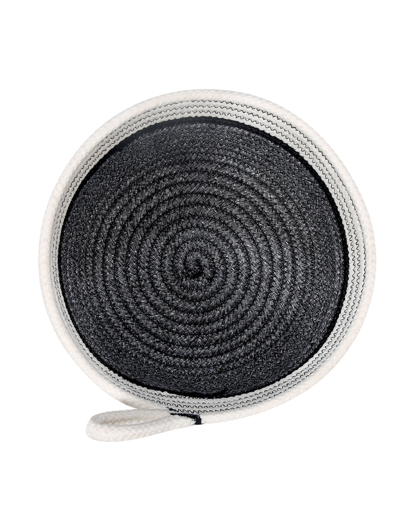 Naples Polypropylene Grey Multi-Storage Basket Pack of 2 Basket - Pano Pano