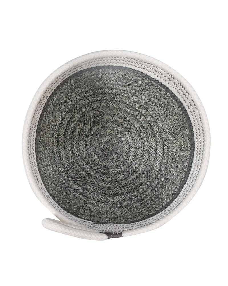 Naples Polypropylene Lite Grey Multi-Storage Basket Pack of 2 Basket - Pano Pano