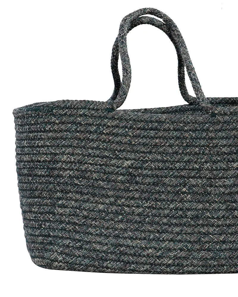 Tunisia Polypropylene Green Storage Basket