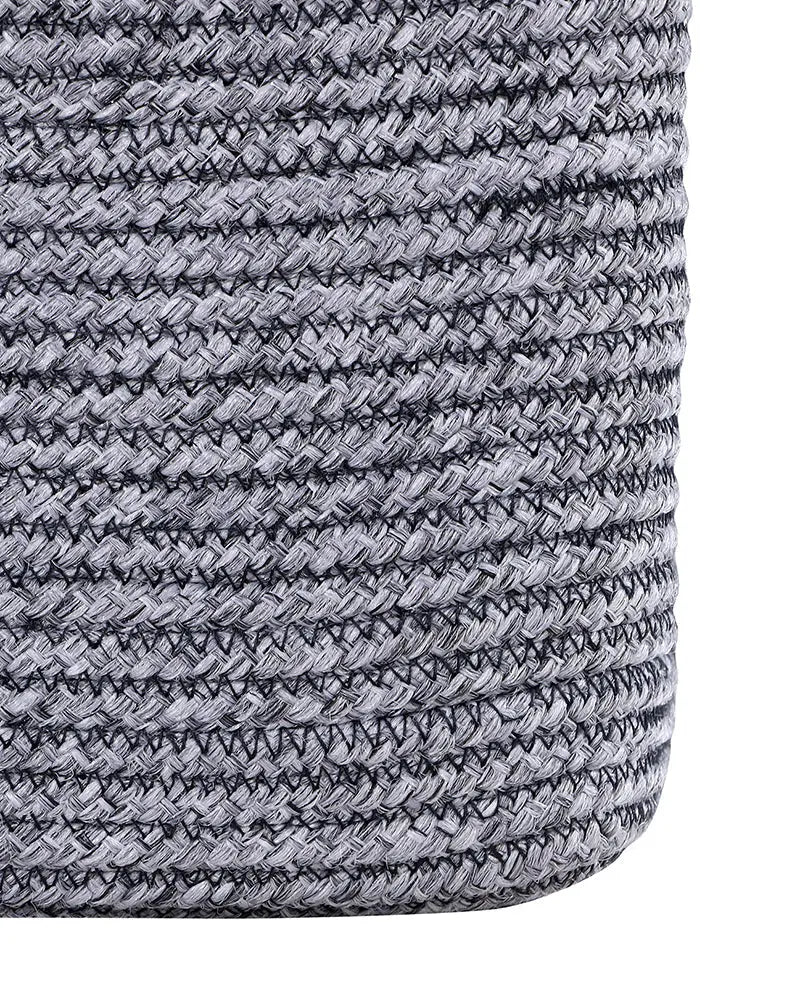 Tunisia Polypropylene Ash Grey Storage Basket